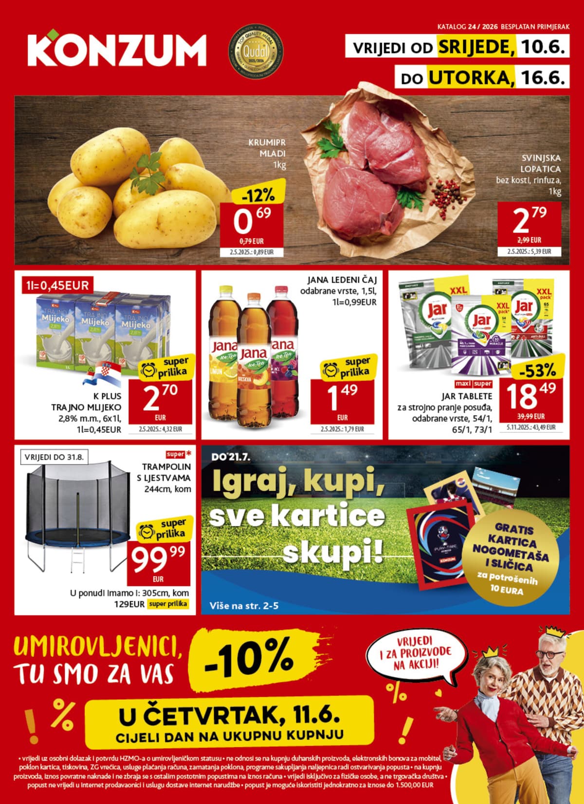 Stranica 1. Konzum kataloga - Tjedna Akcija od 09.06.2026