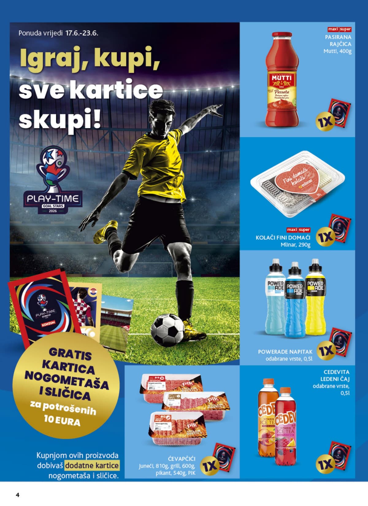 Stranica 4. Konzum kataloga - Tjedna Akcija od 16.06.2026
