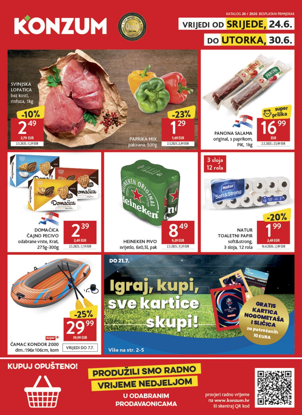 Stranica 1. Konzum kataloga - Tjedna Akcija od 20.06.2026