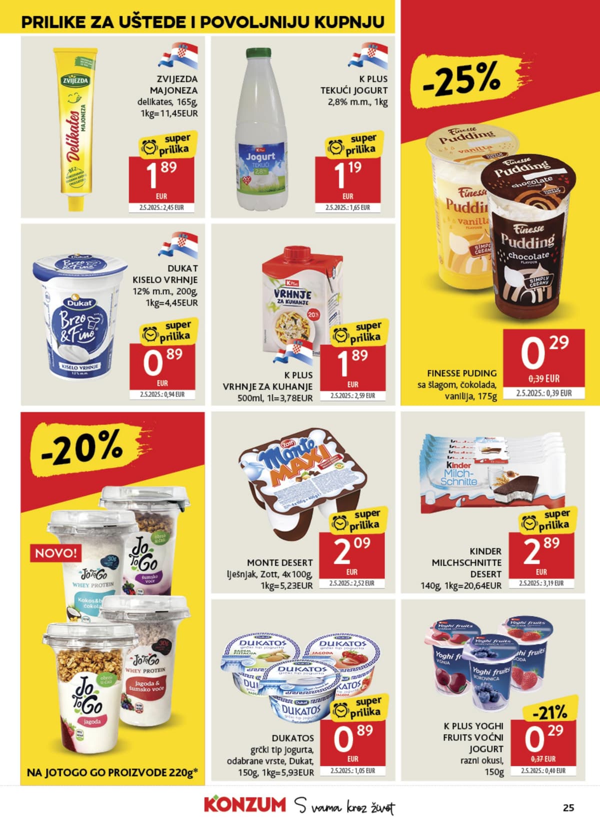 Stranica 25. Konzum kataloga - Tjedna Akcija od 20.06.2026