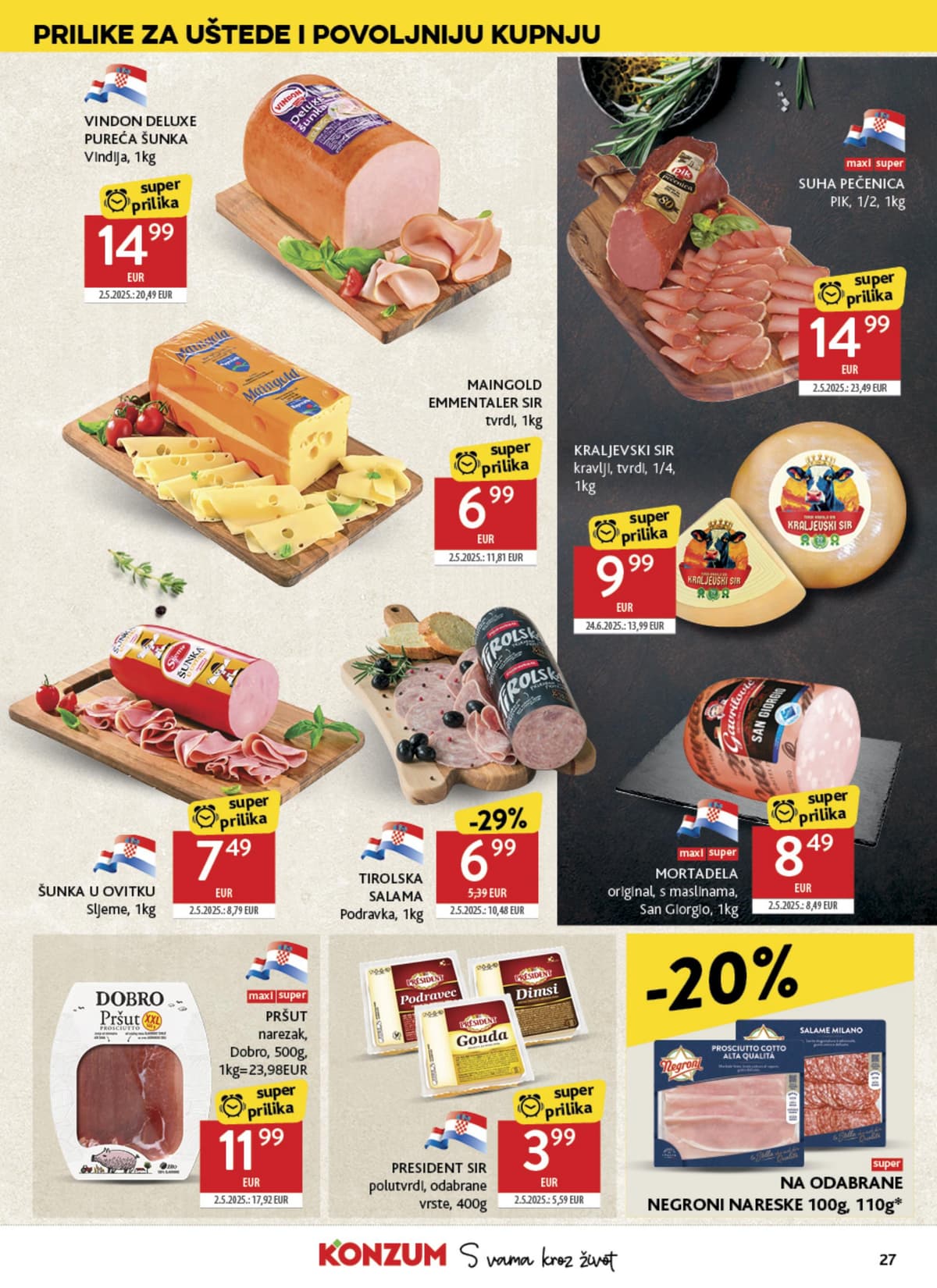 Stranica 27. Konzum kataloga - Tjedna Akcija od 20.06.2026