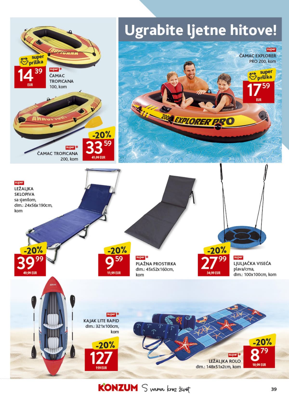 Stranica 39. Konzum kataloga - Tjedna Akcija od 20.06.2026