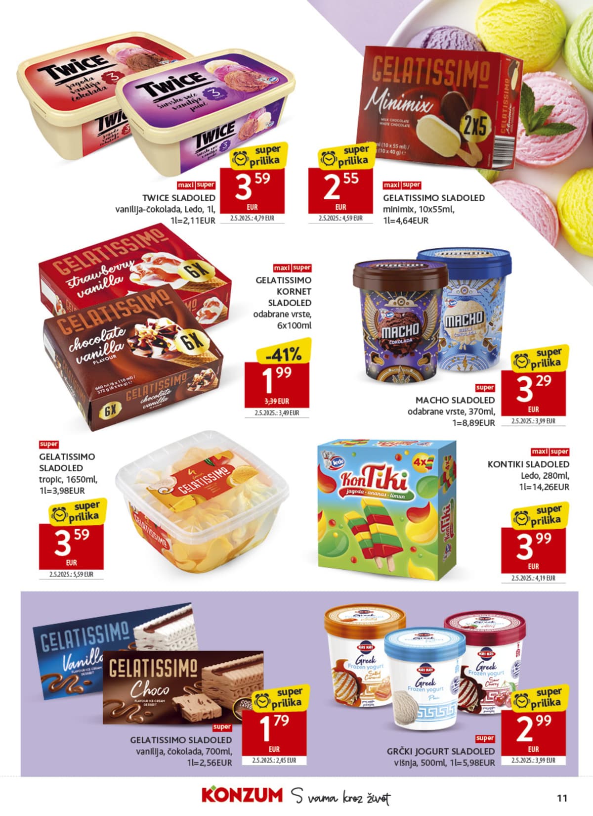 Stranica 11. Konzum kataloga - Tjedna Akcija od 01.07.2026