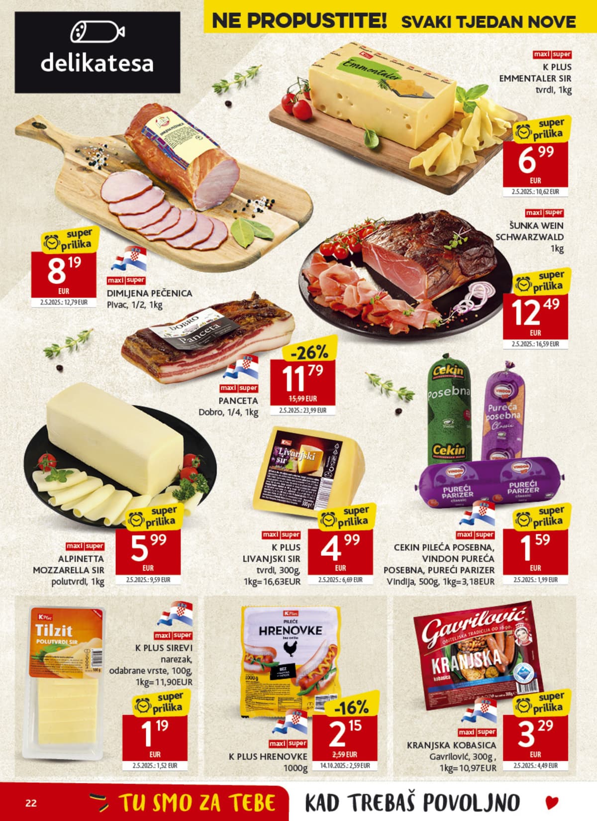Stranica 22. Konzum kataloga - Tjedna Akcija od 01.07.2026
