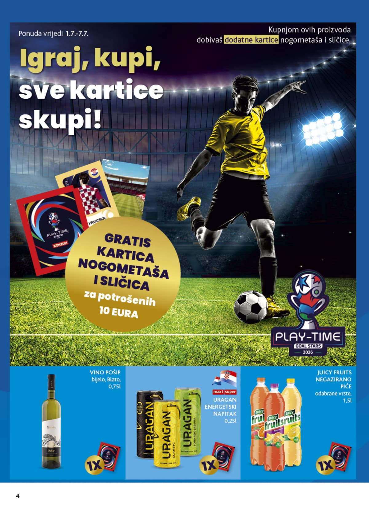 Stranica 4. Konzum kataloga - Tjedna Akcija od 01.07.2026