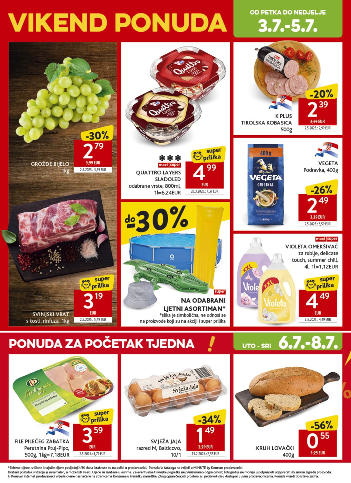 Stranica 42. Konzum kataloga - Tjedna Akcija od 01.07.2026