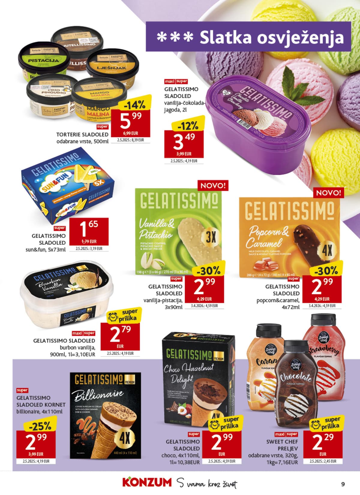 Stranica 9. Konzum kataloga - Tjedna Akcija od 01.07.2026