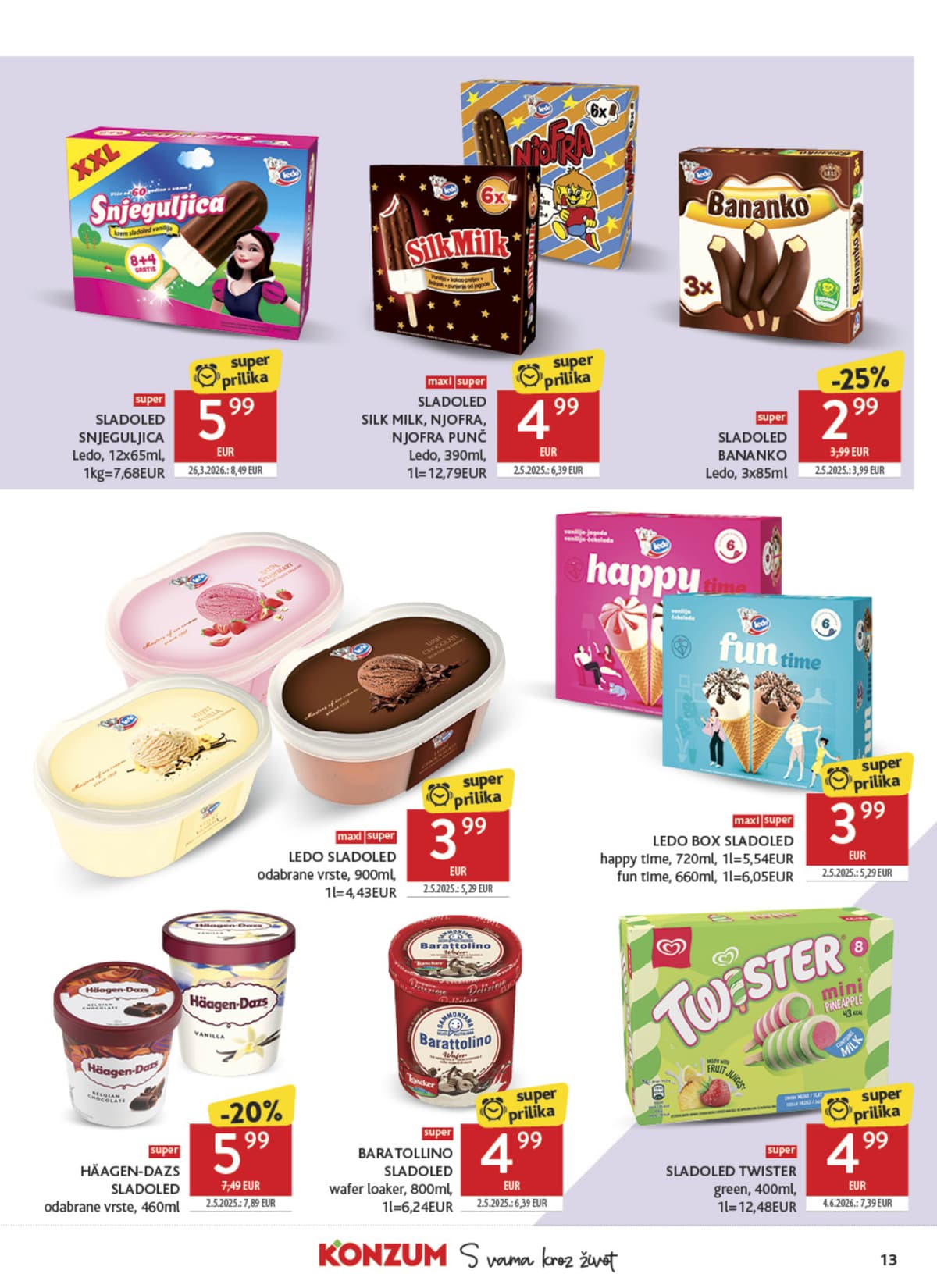 Stranica 13. Konzum kataloga - Tjedna Akcija od 16.07.2026