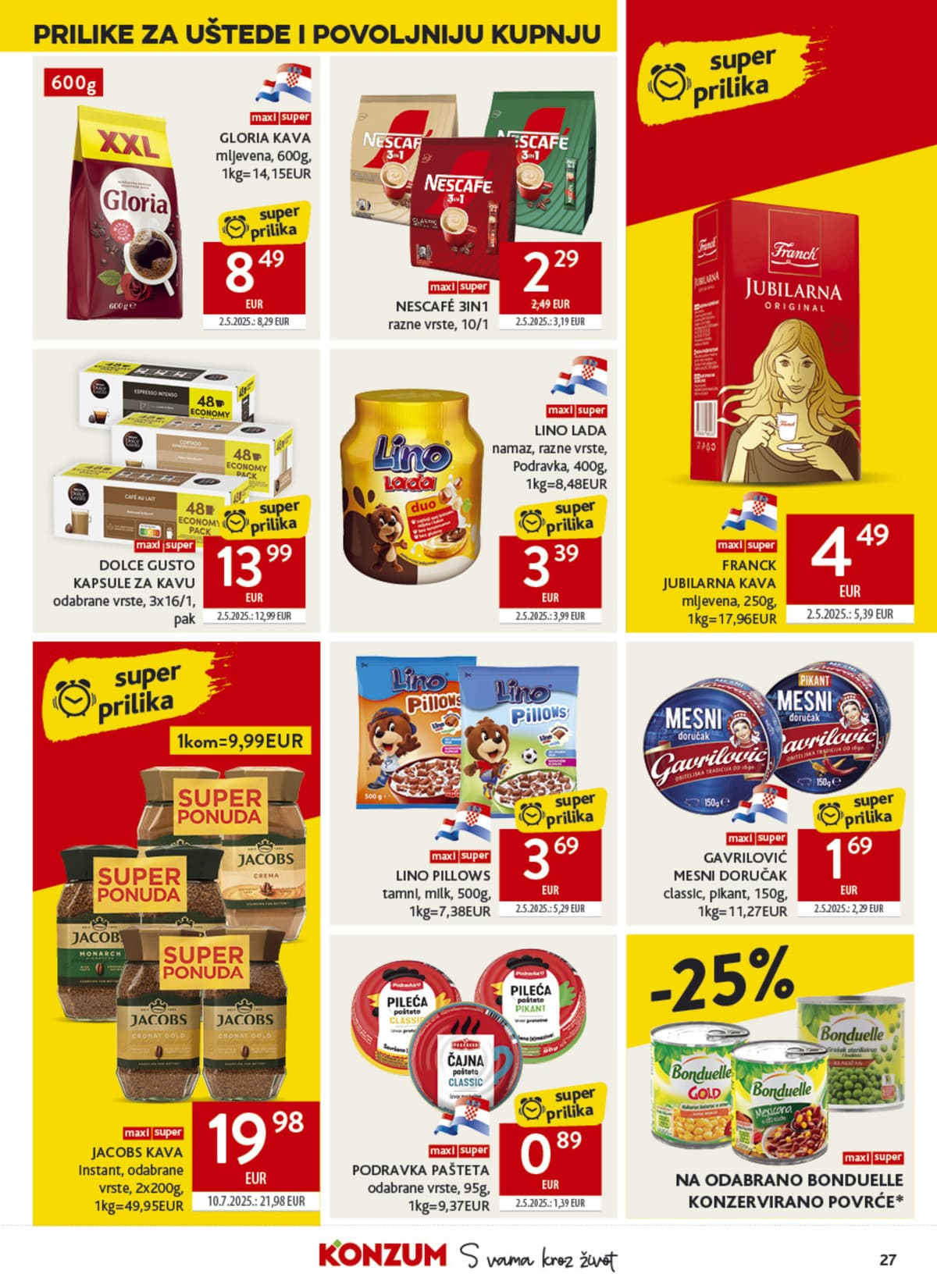 Stranica 27. Konzum kataloga - Tjedna Akcija od 16.07.2026