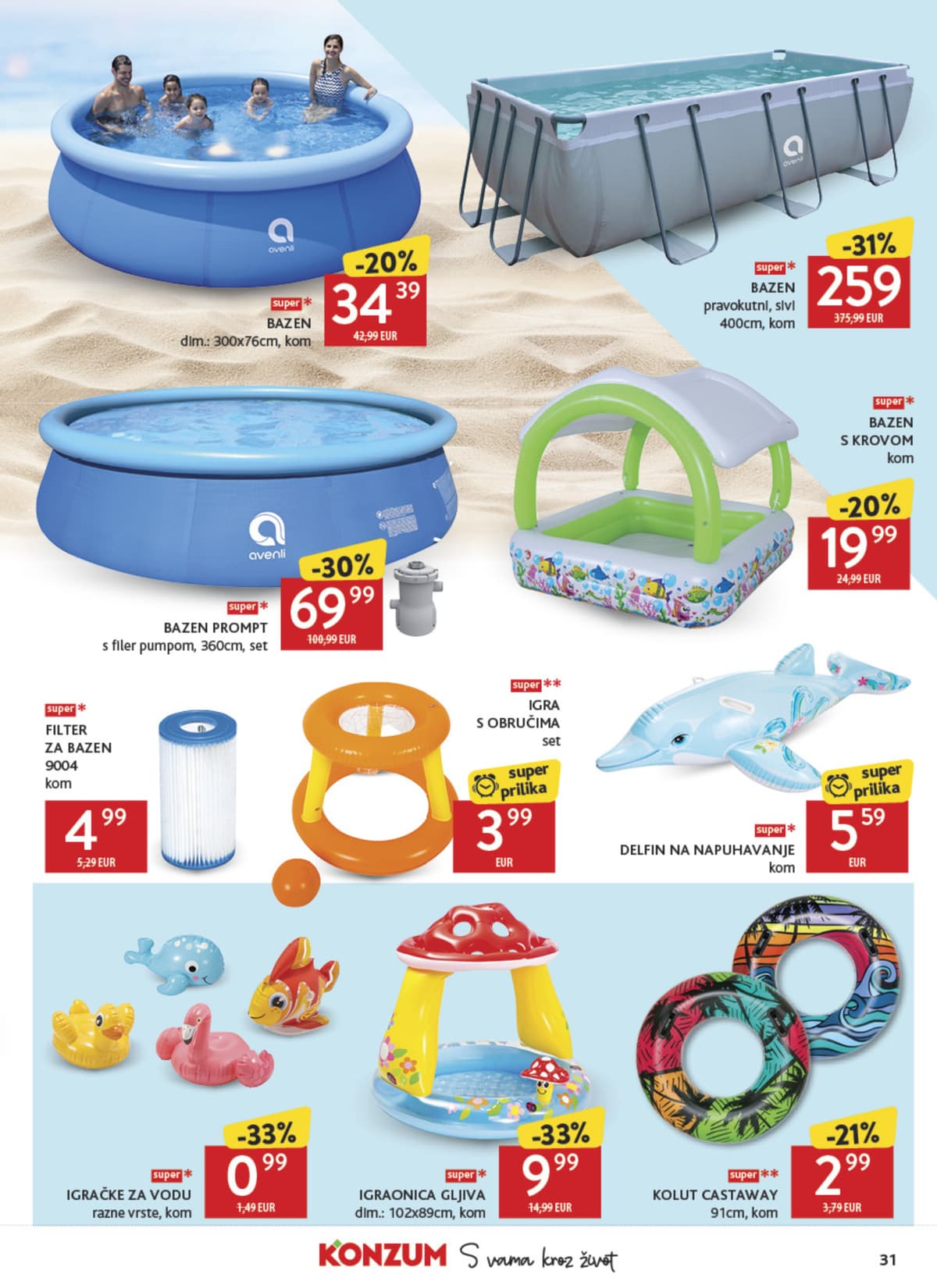 Stranica 31. Konzum kataloga - Tjedna Akcija od 16.07.2026