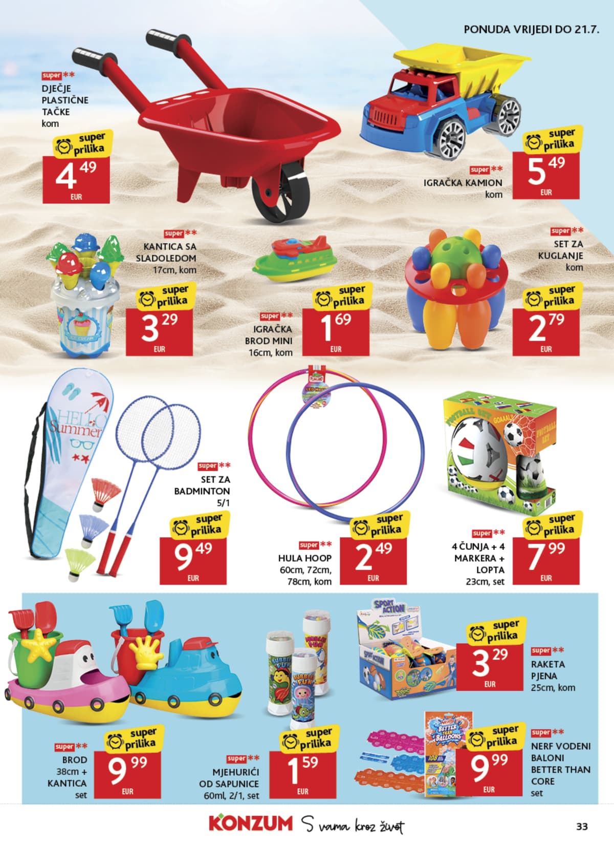 Stranica 33. Konzum kataloga - Tjedna Akcija od 16.07.2026