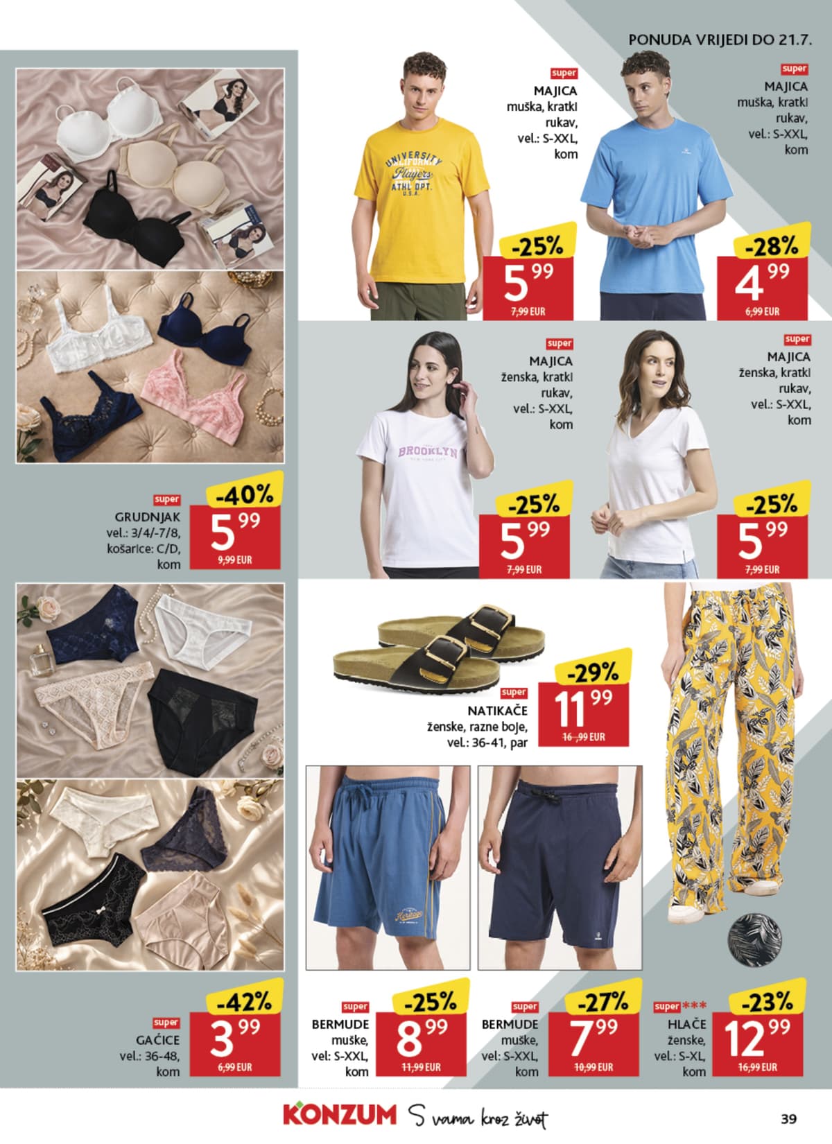 Stranica 39. Konzum kataloga - Tjedna Akcija od 16.07.2026