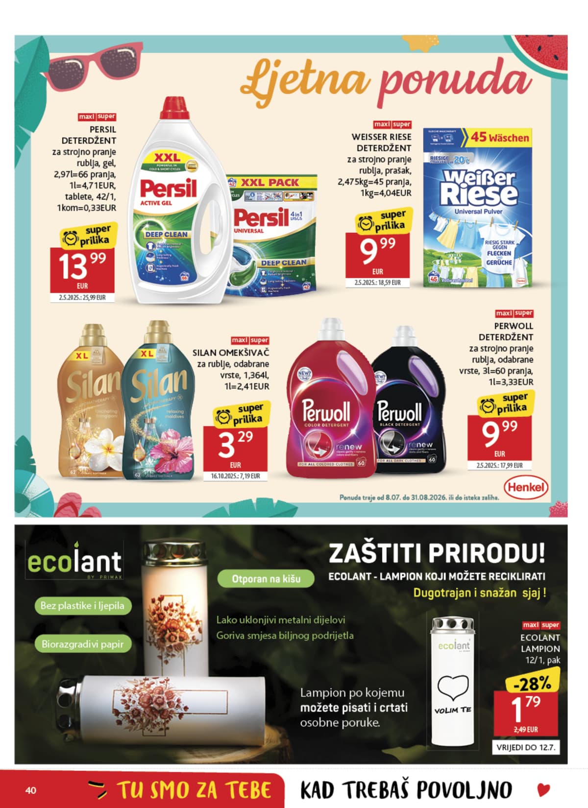 Stranica 40. Konzum kataloga - Tjedna Akcija od 16.07.2026