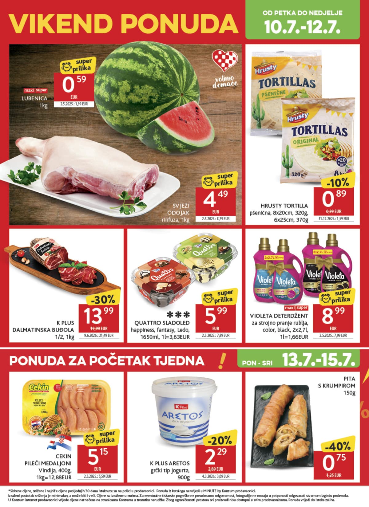 Stranica 44. Konzum kataloga - Tjedna Akcija od 16.07.2026