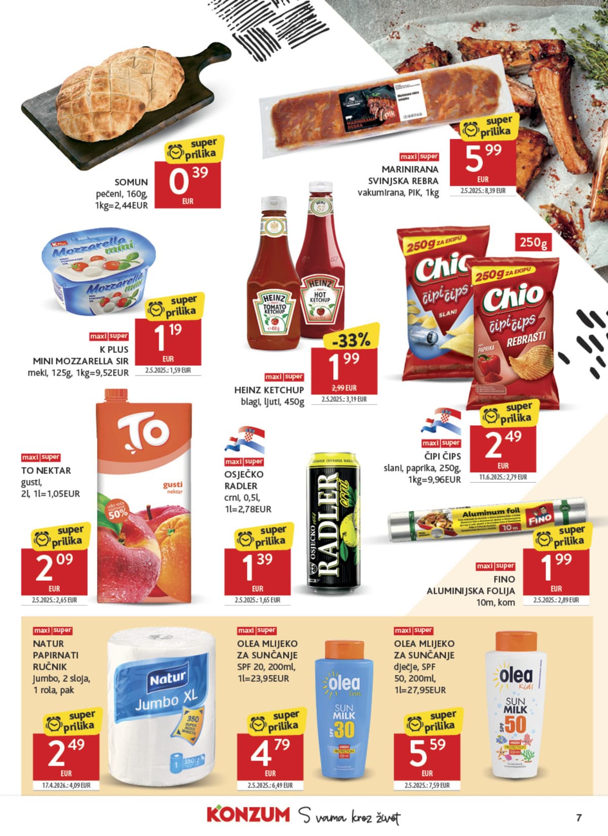 Stranica 7. Konzum kataloga - Tjedna Akcija od 16.07.2026