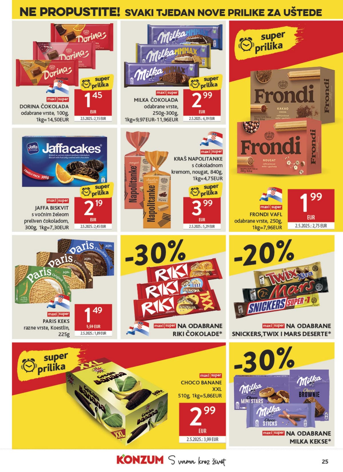 Stranica 25. Konzum kataloga - Tjedna Akcija od 16.07.2026