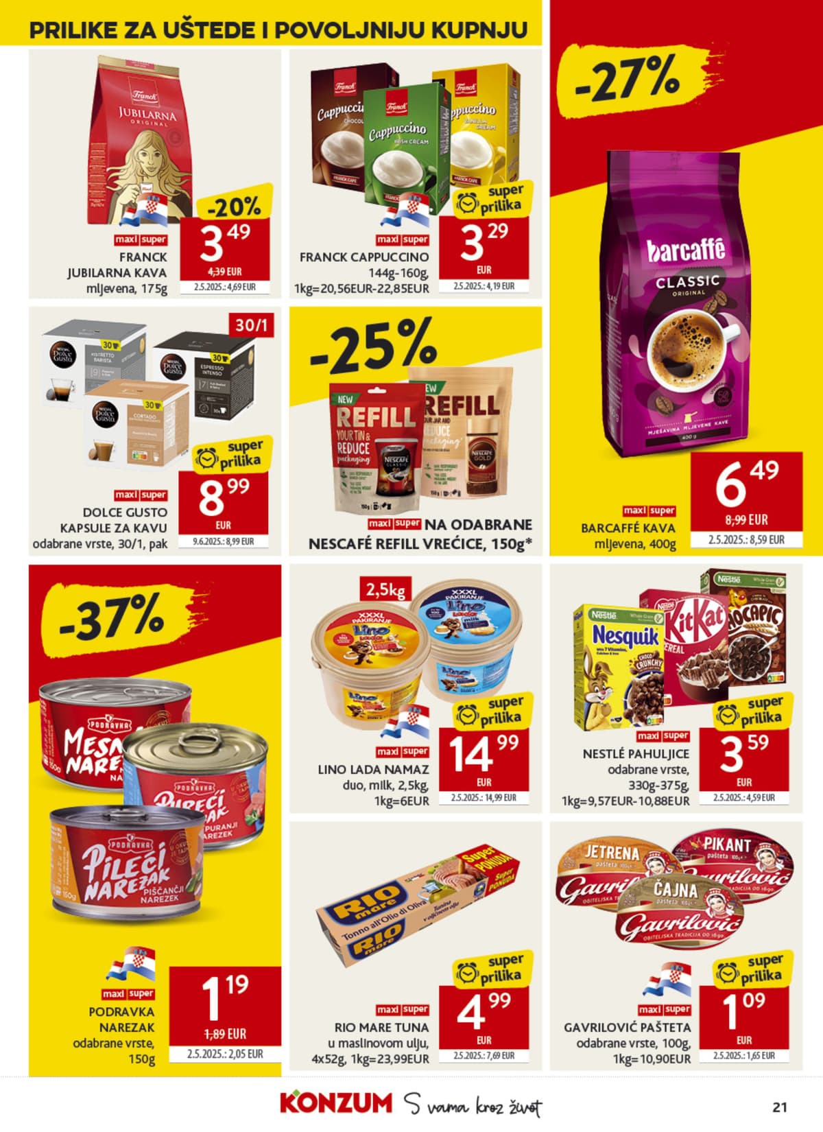 Stranica 21. Konzum kataloga - Tjedna Akcija od 23.07.2026.