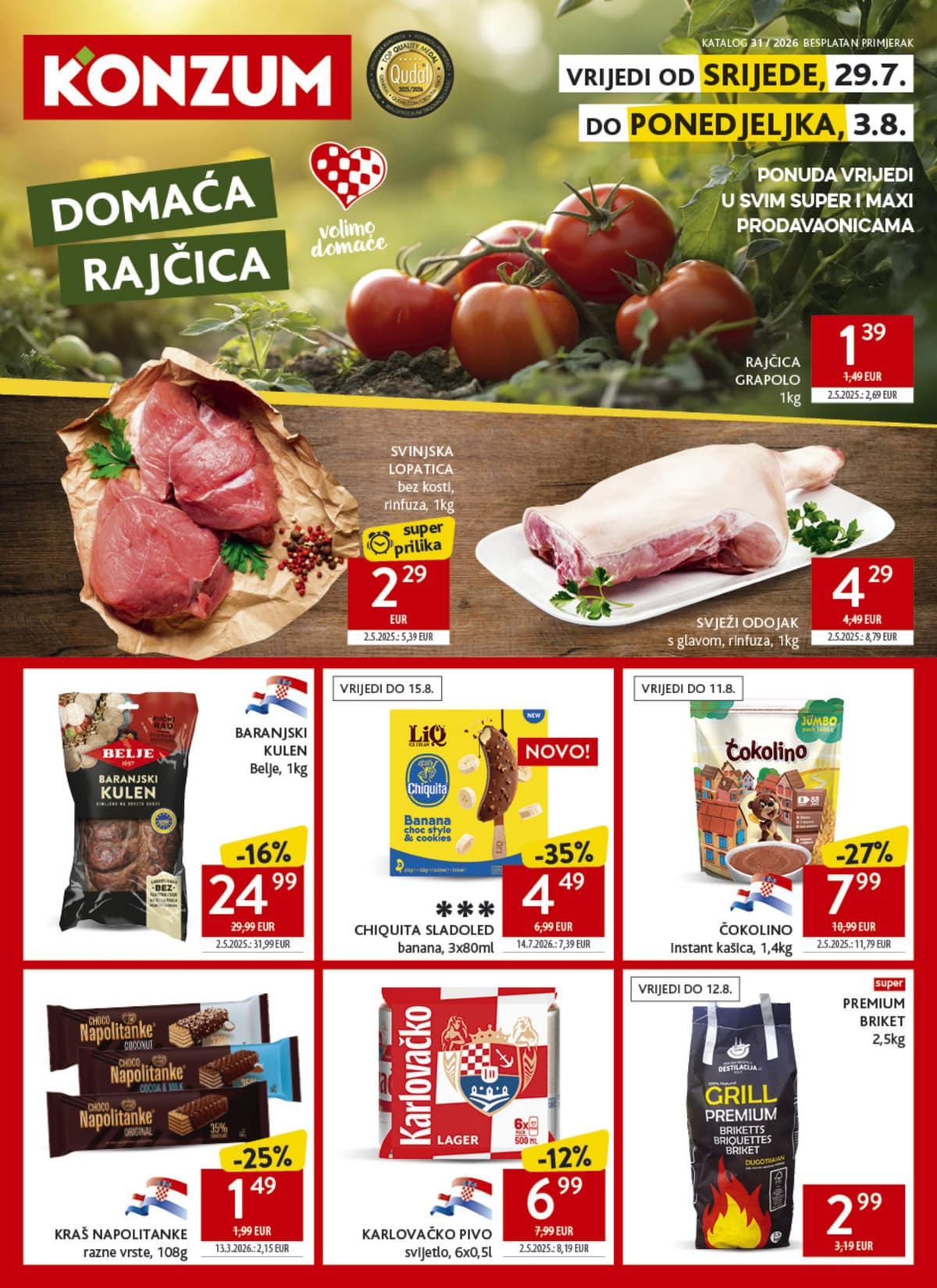 Konzum katalog od 29.07.2026. - Tjedna Akcija