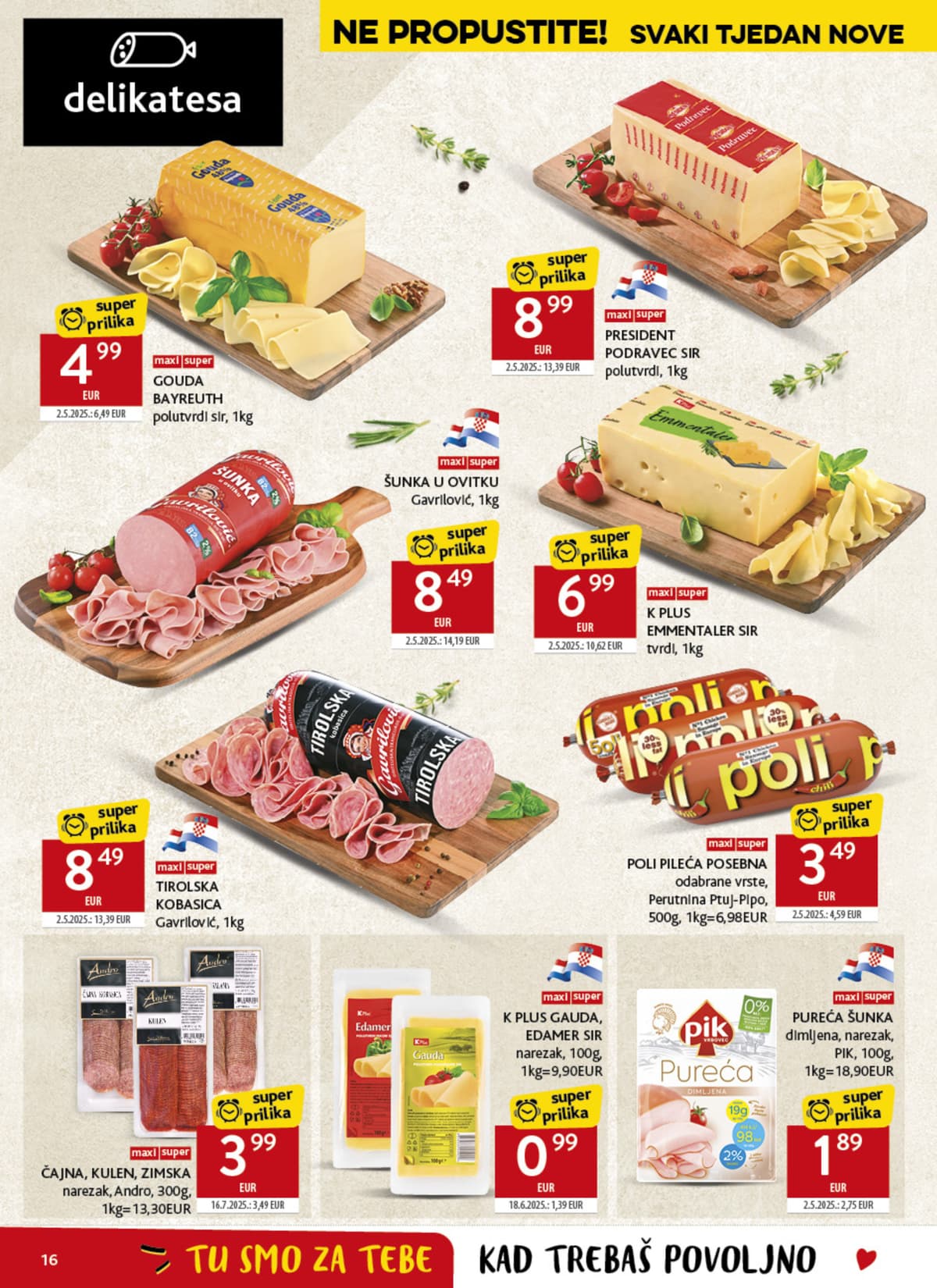 Stranica 16. Konzum kataloga - Tjedna Akcija od 02.08.2026.