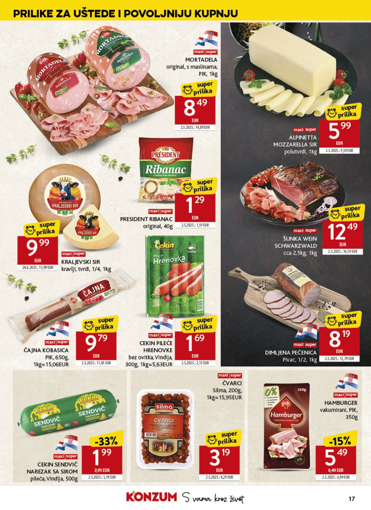 Stranica 17. Konzum kataloga - Tjedna Akcija od 02.08.2026.