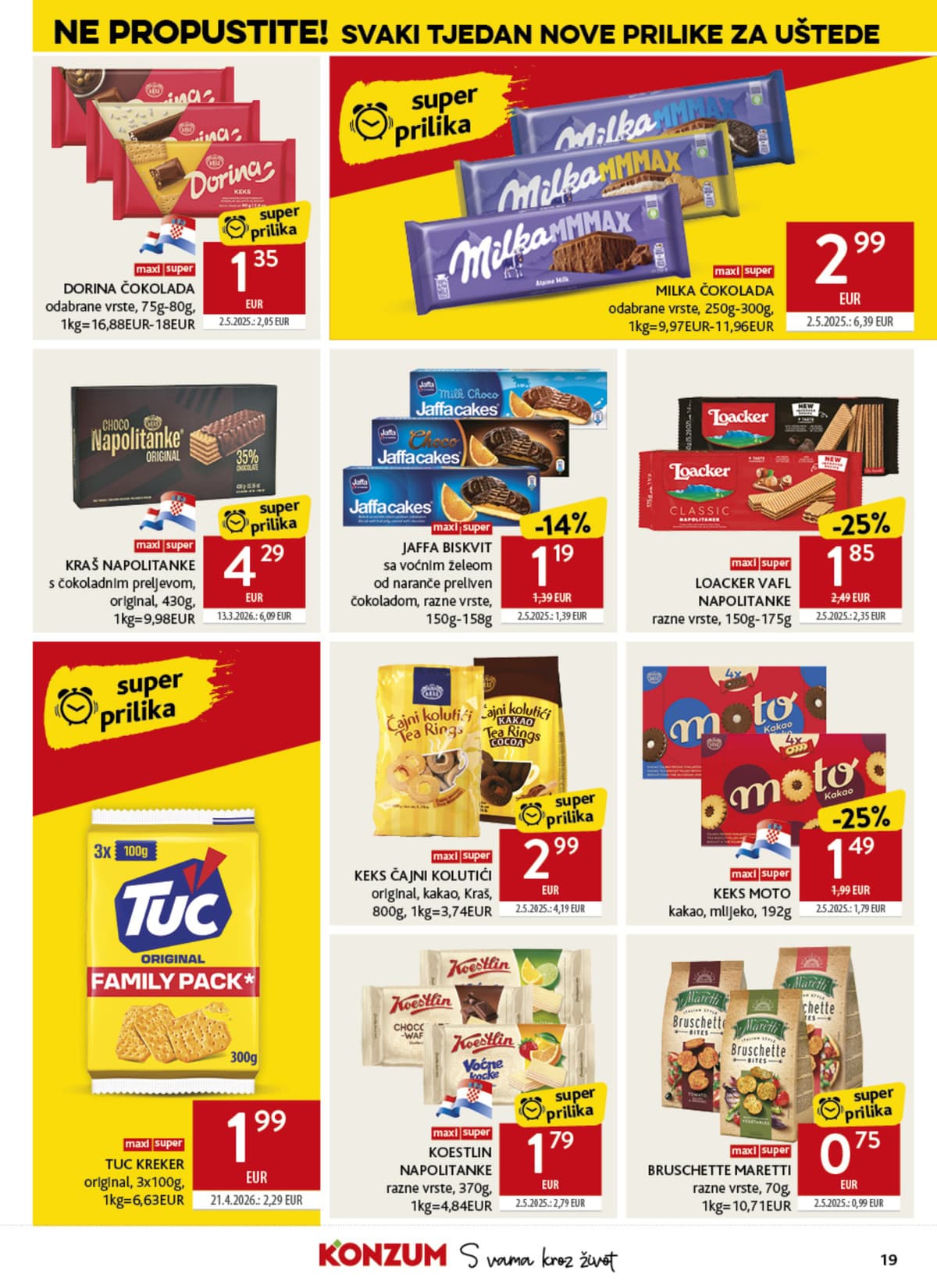 Stranica 19. Konzum kataloga - Tjedna Akcija od 02.08.2026.
