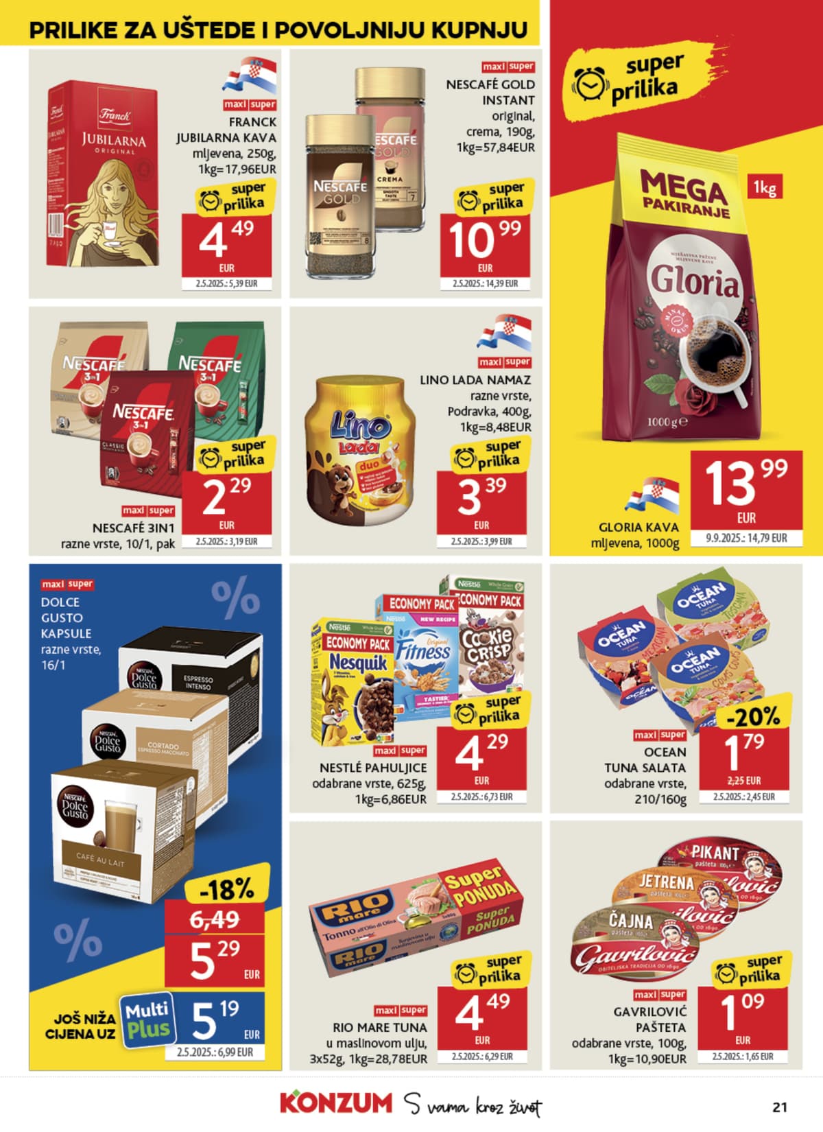 Stranica 21. Konzum kataloga - Tjedna Akcija od 02.08.2026.