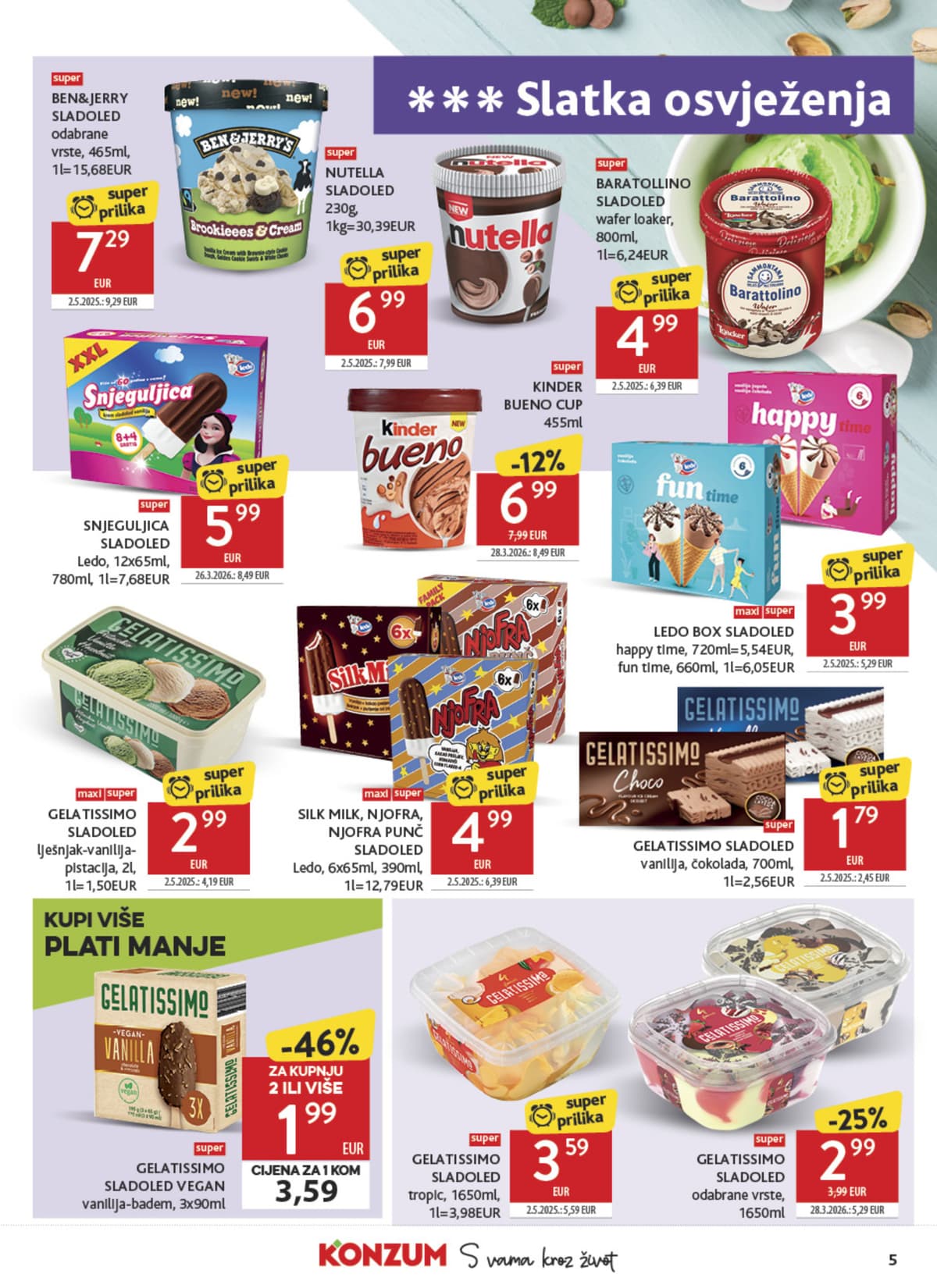 Stranica 5. Konzum kataloga - Tjedna Akcija od 02.08.2026.