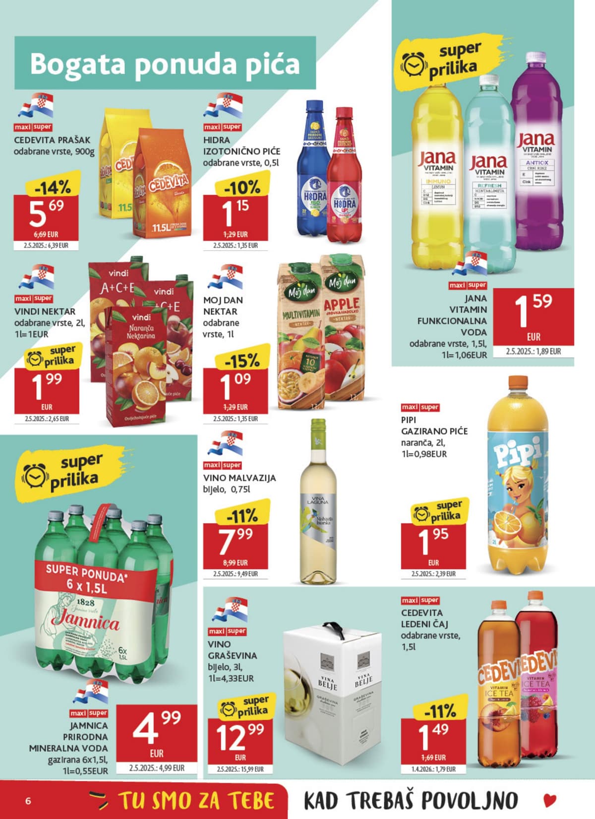 Stranica 6. Konzum kataloga - Tjedna Akcija od 12.08.2026.