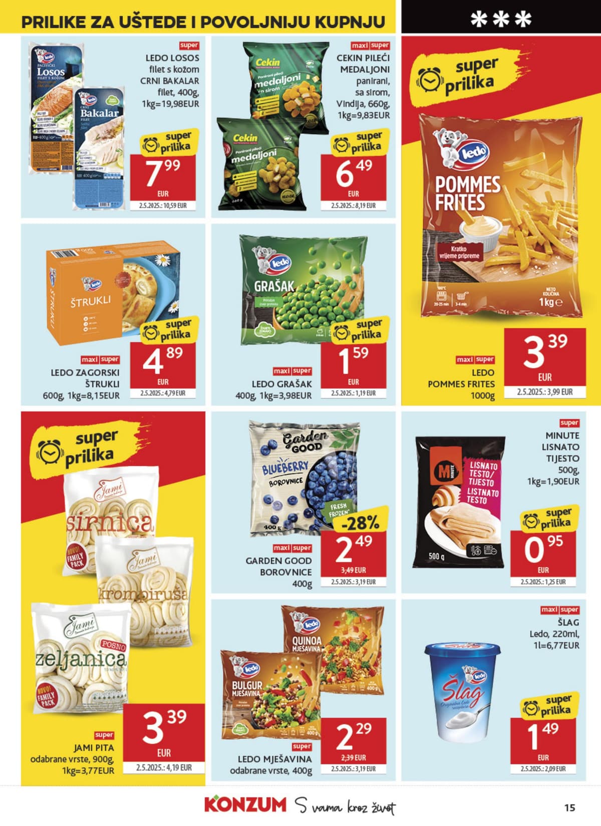 Stranica 15. Konzum kataloga - Tjedna Akcija od 12.08.2026.