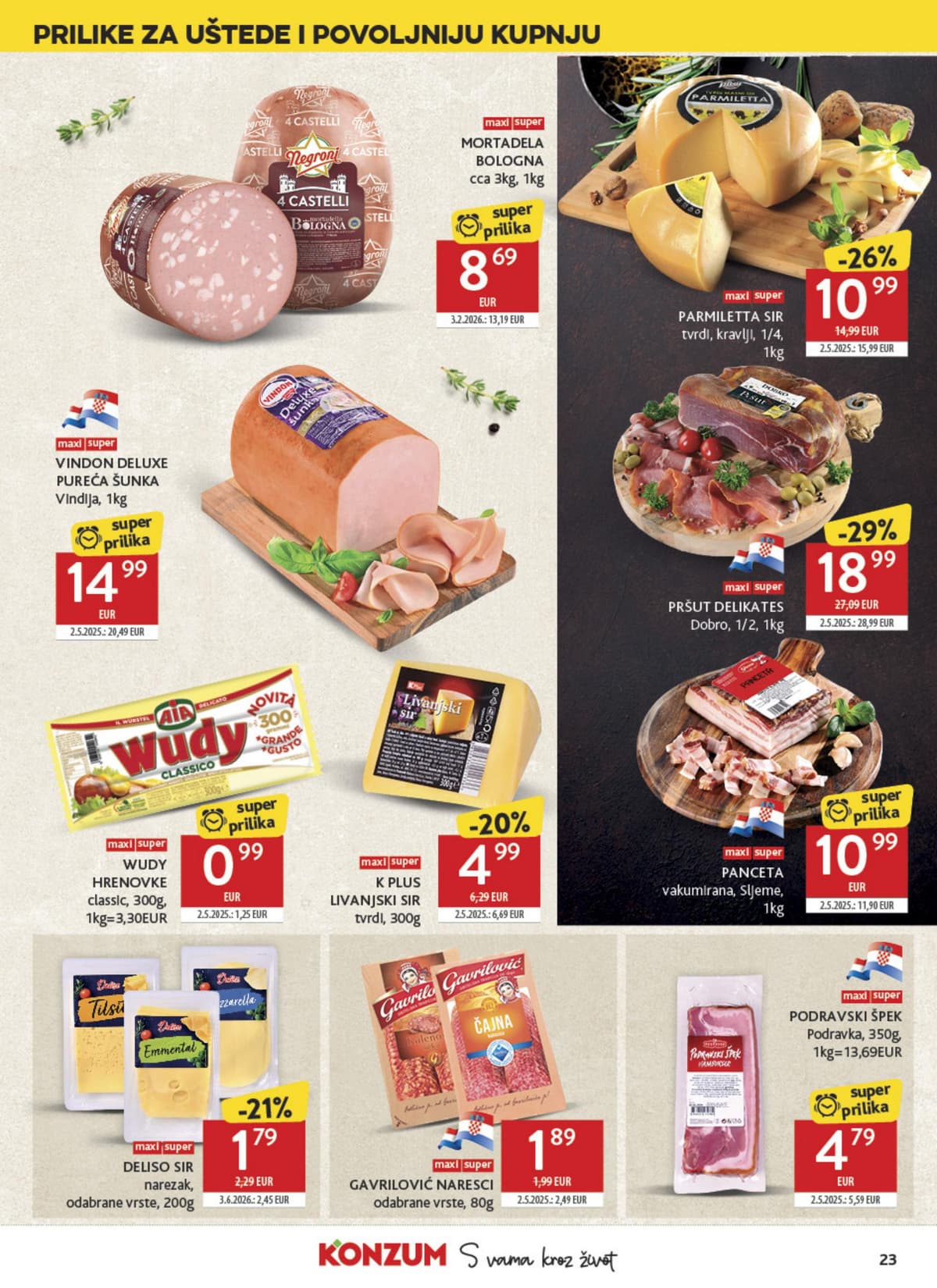 Stranica 23. Konzum kataloga - Tjedna Akcija od 12.08.2026.