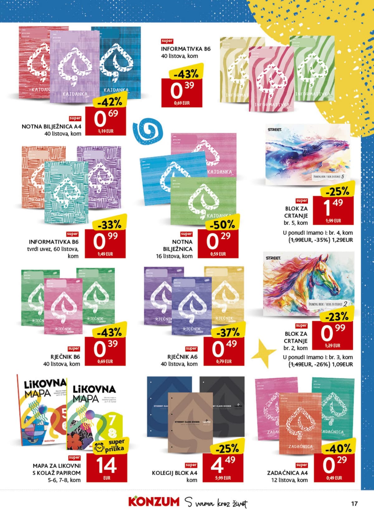 Stranica 17. Konzum kataloga - Povratak u školu 2026