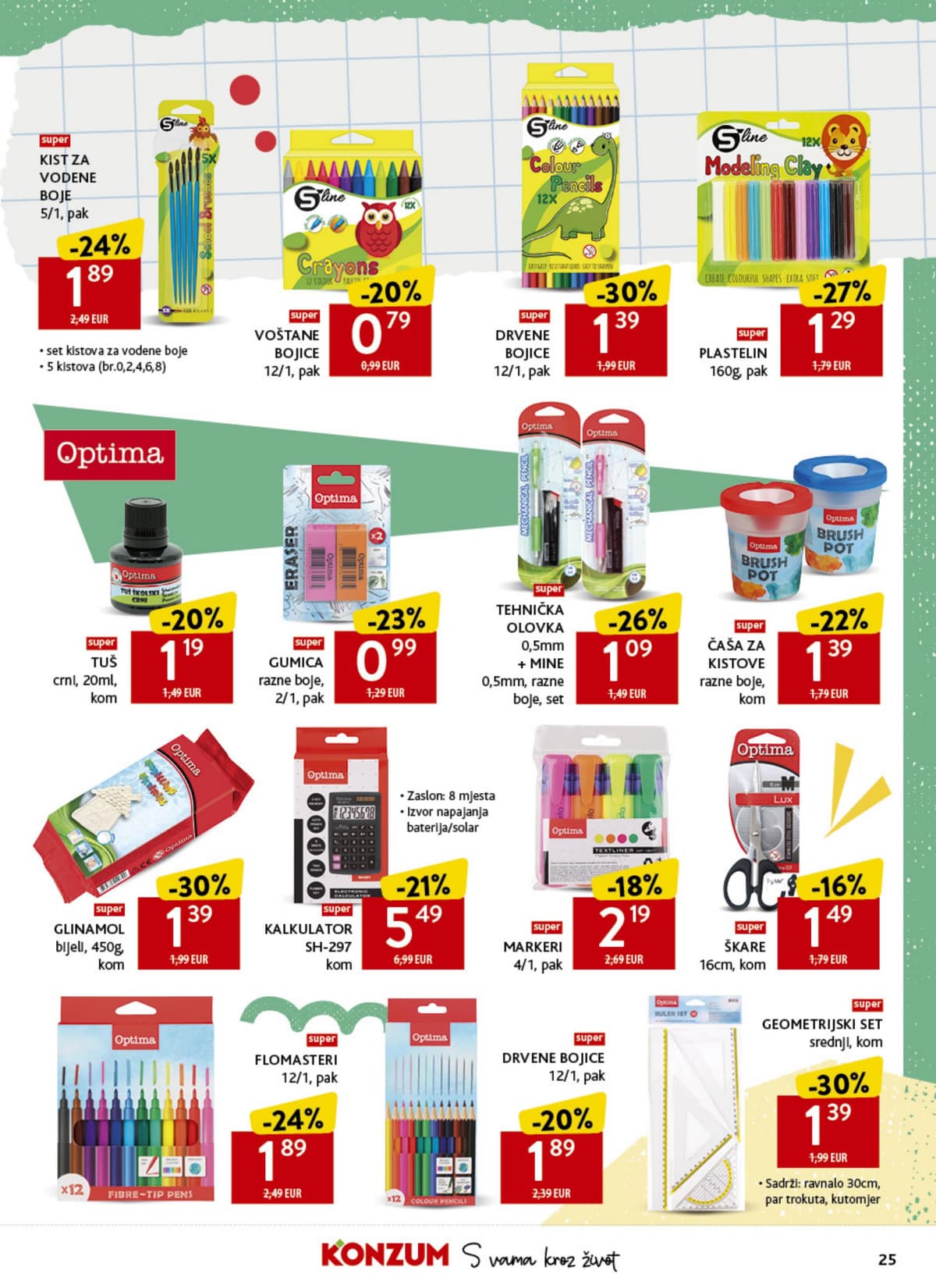 Stranica 25. Konzum kataloga - Povratak u školu 2026 od 14.08.2026.