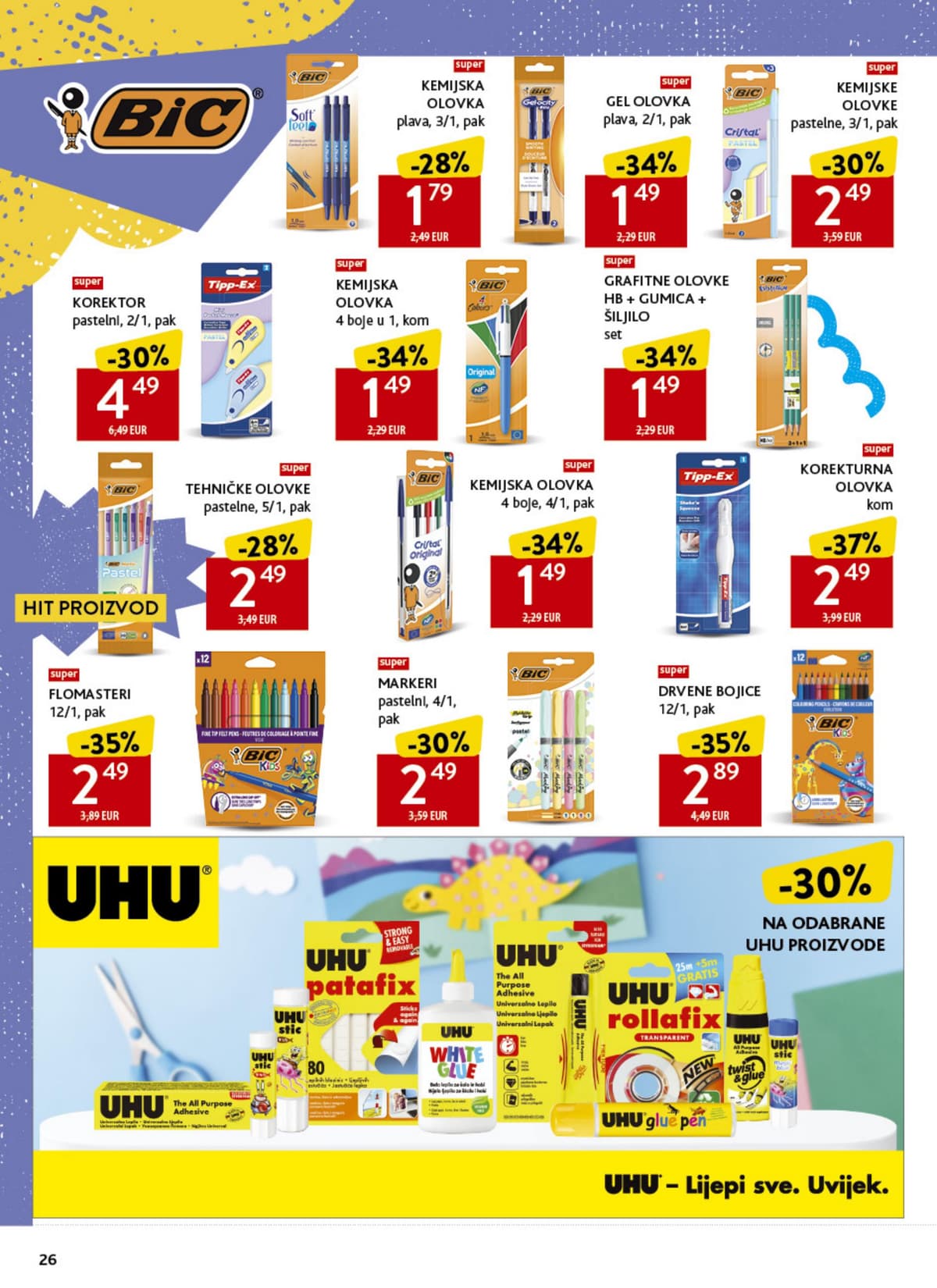 Stranica 26. Konzum kataloga - Povratak u školu 2026 od 14.08.2026.