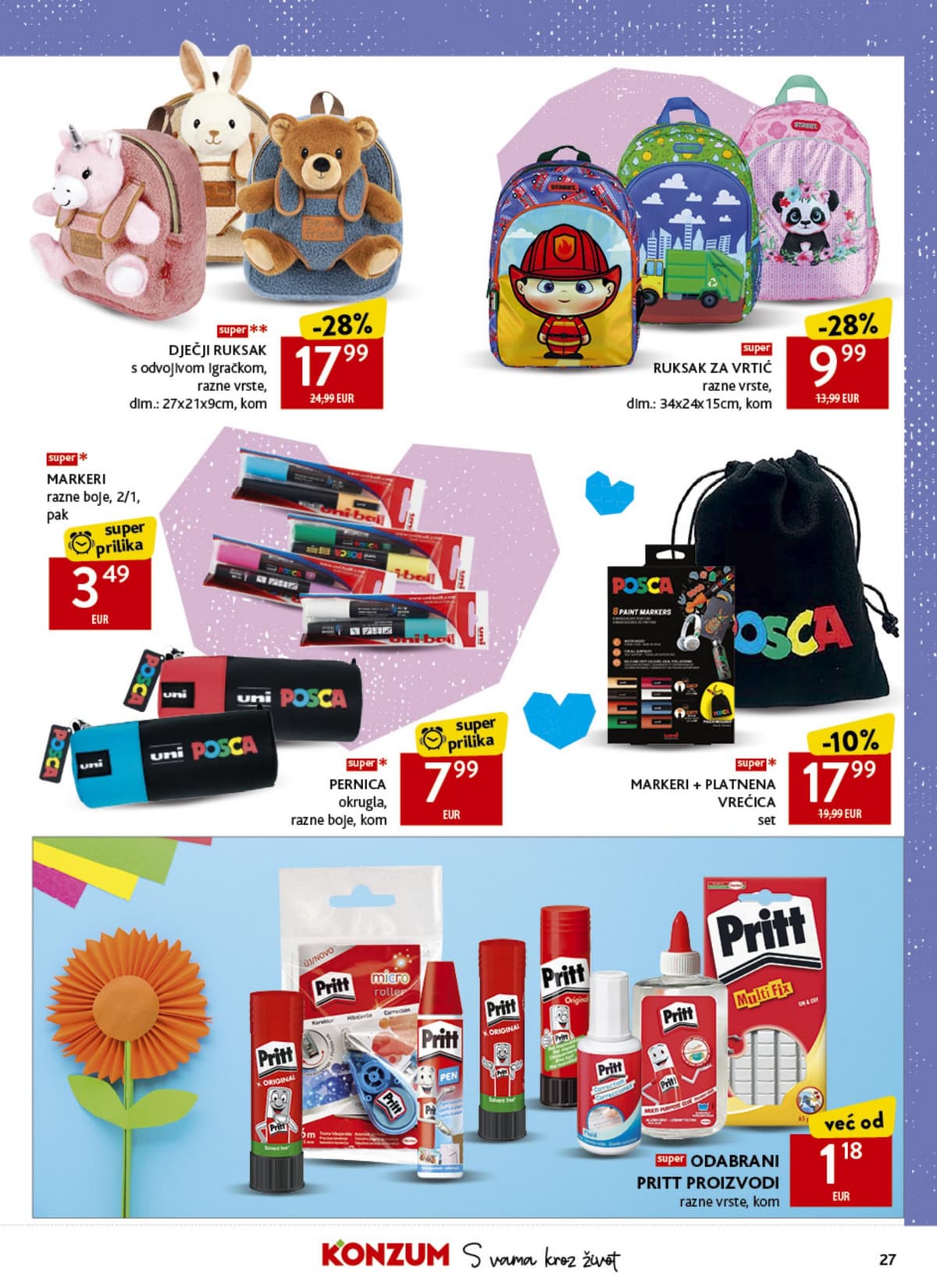 Stranica 27. Konzum kataloga - Povratak u školu 2026 od 14.08.2026.