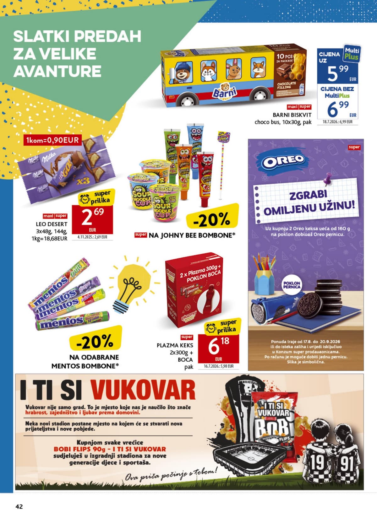 Stranica 42. Konzum kataloga - Povratak u školu 2026