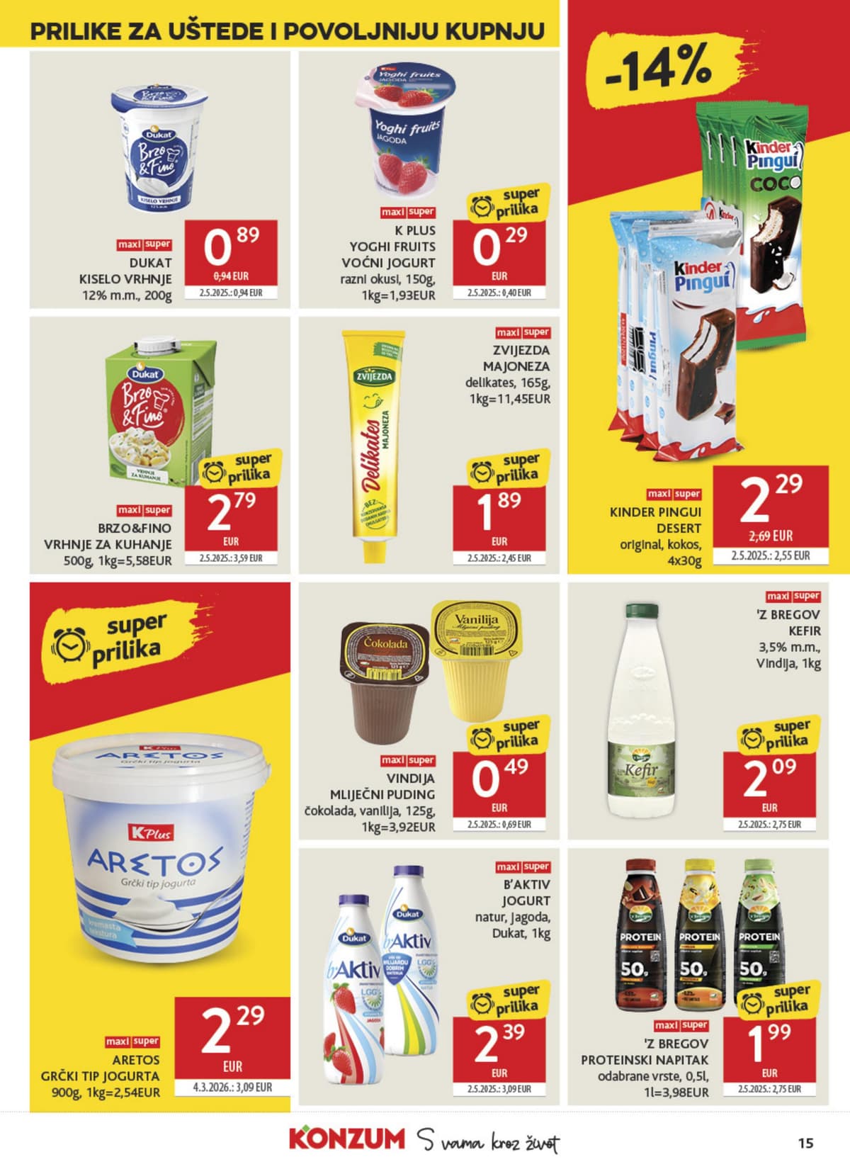 Stranica 15. Konzum kataloga - Tjedna Akcija od 17.08.2026.