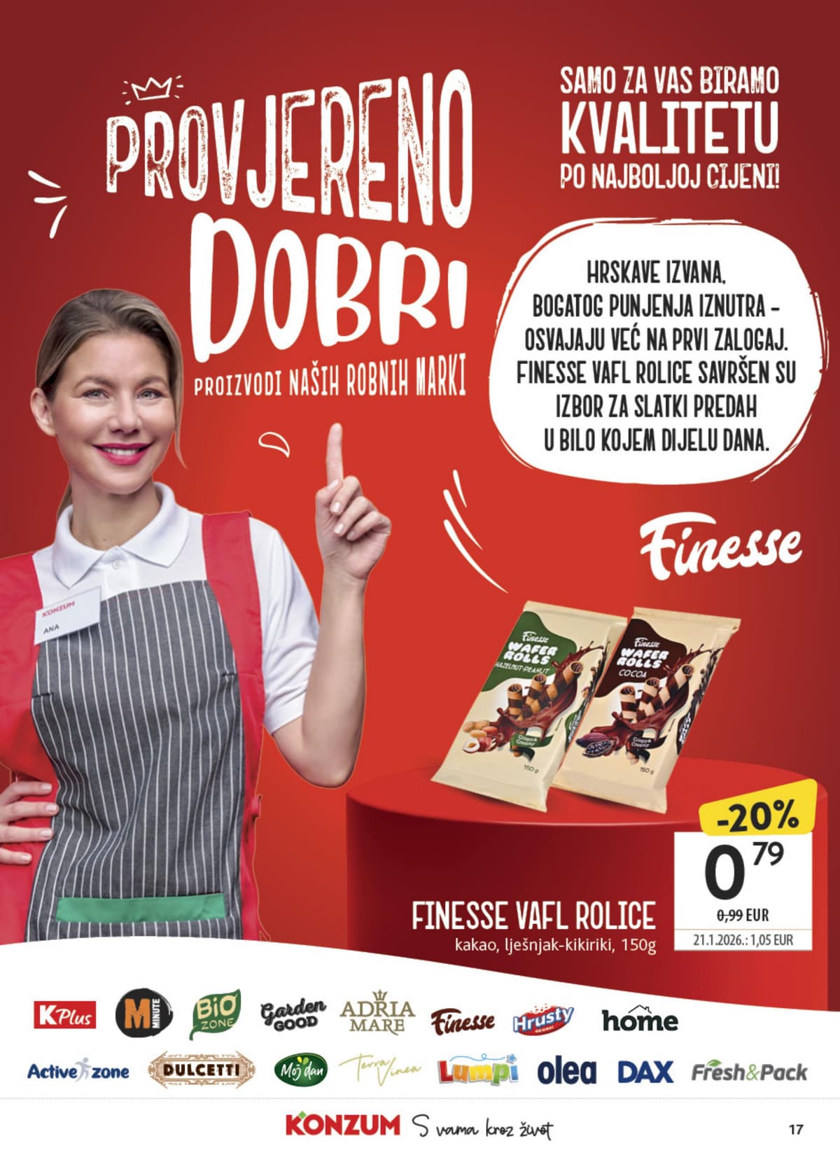 Stranica 17. Konzum kataloga - Tjedna Akcija od 17.08.2026.