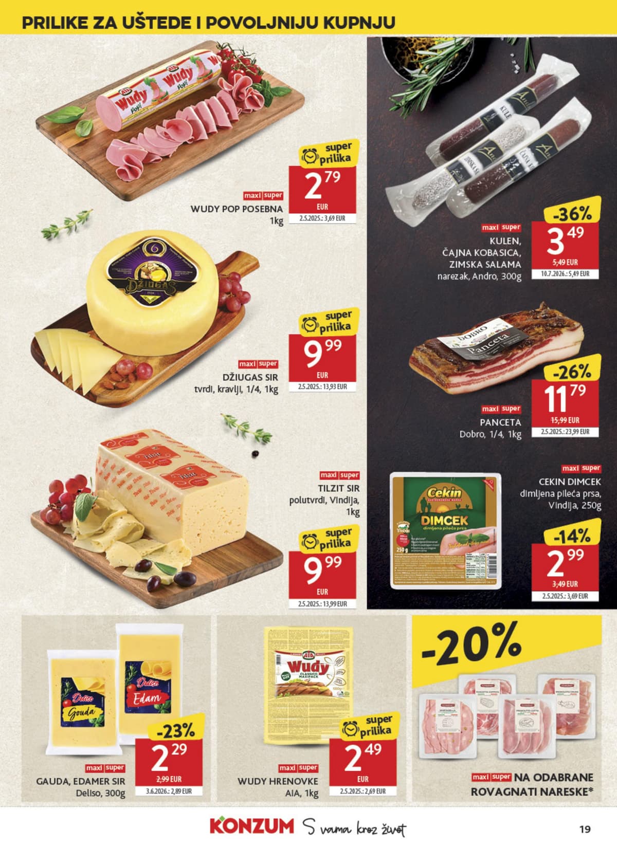 Stranica 19. Konzum kataloga - Tjedna Akcija od 17.08.2026.