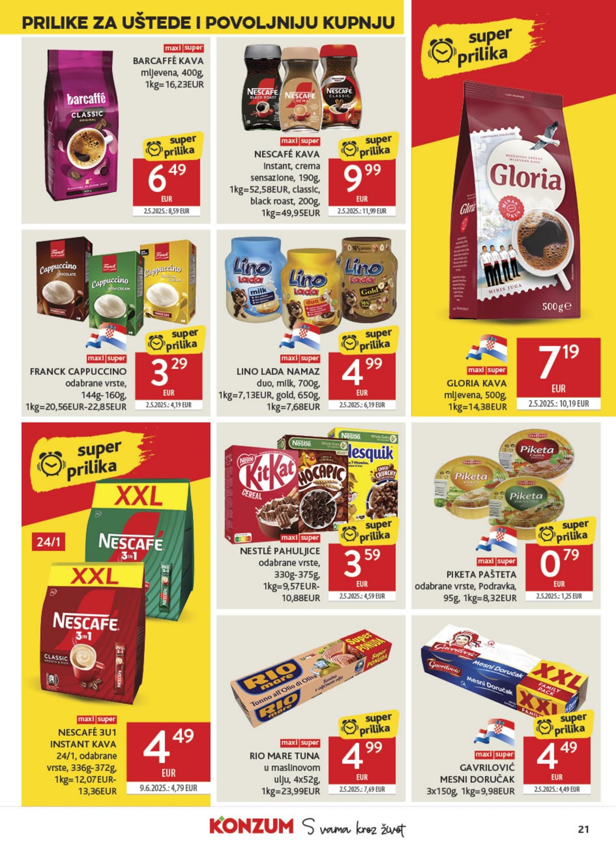 Stranica 21. Konzum kataloga - Tjedna Akcija od 17.08.2026.