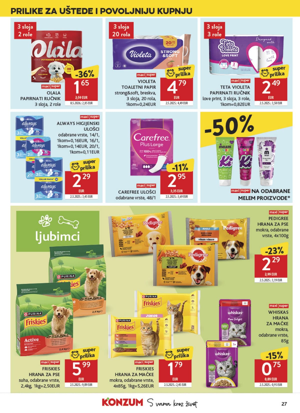 Stranica 27. Konzum kataloga - Tjedna Akcija od 17.08.2026.