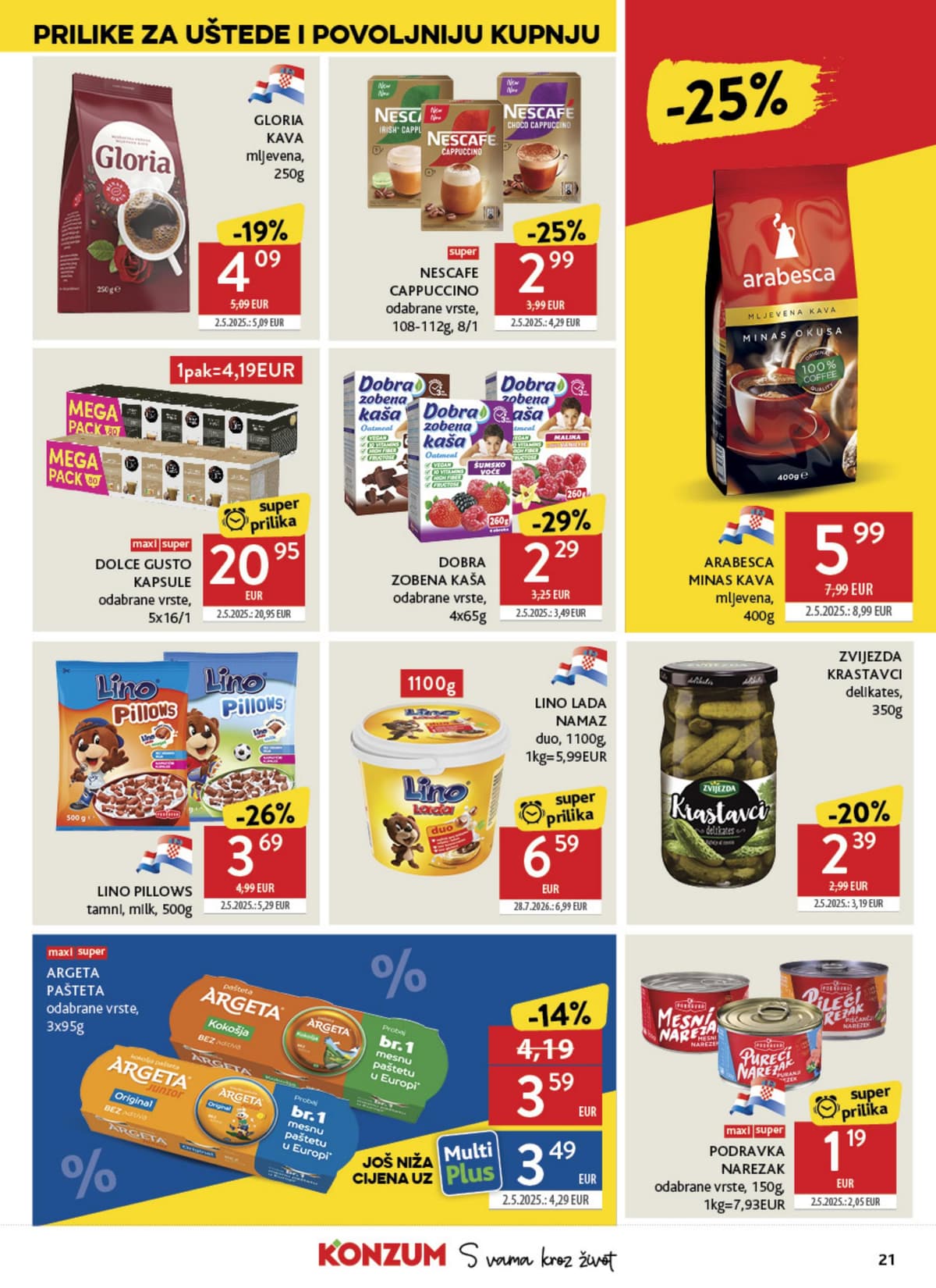 Stranica 21. Konzum kataloga - Tjedna Akcija od 24.08.2026.