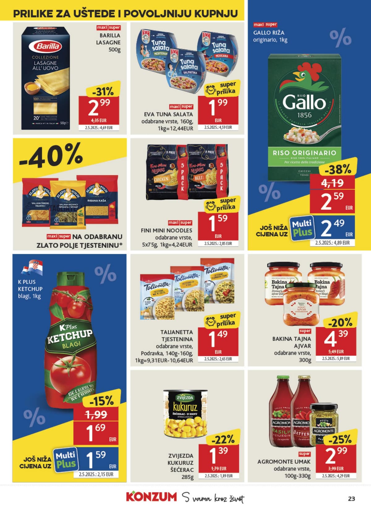 Stranica 23. Konzum kataloga - Tjedna Akcija od 24.08.2026.