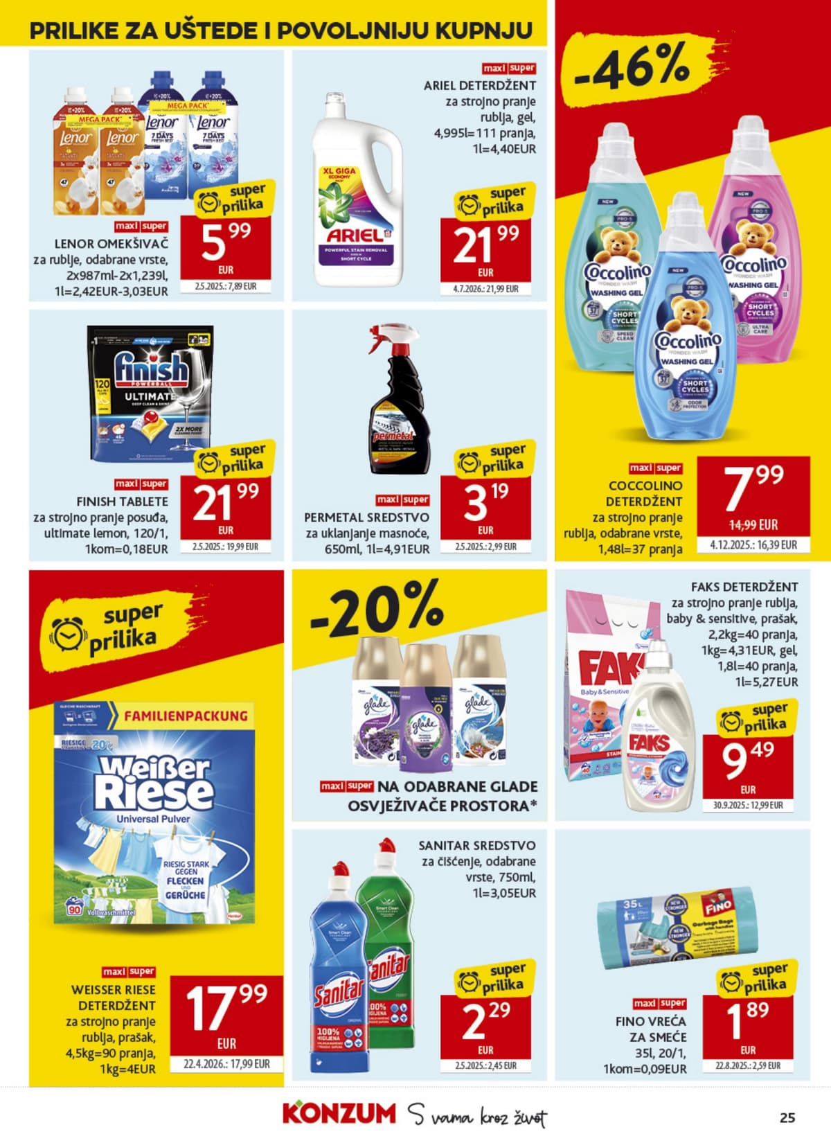 Stranica 25. Konzum kataloga - Tjedna Akcija od 24.08.2026.