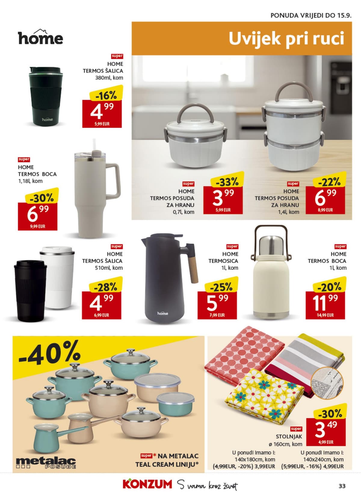 Stranica 33. Konzum kataloga - Tjedna Akcija od 24.08.2026.