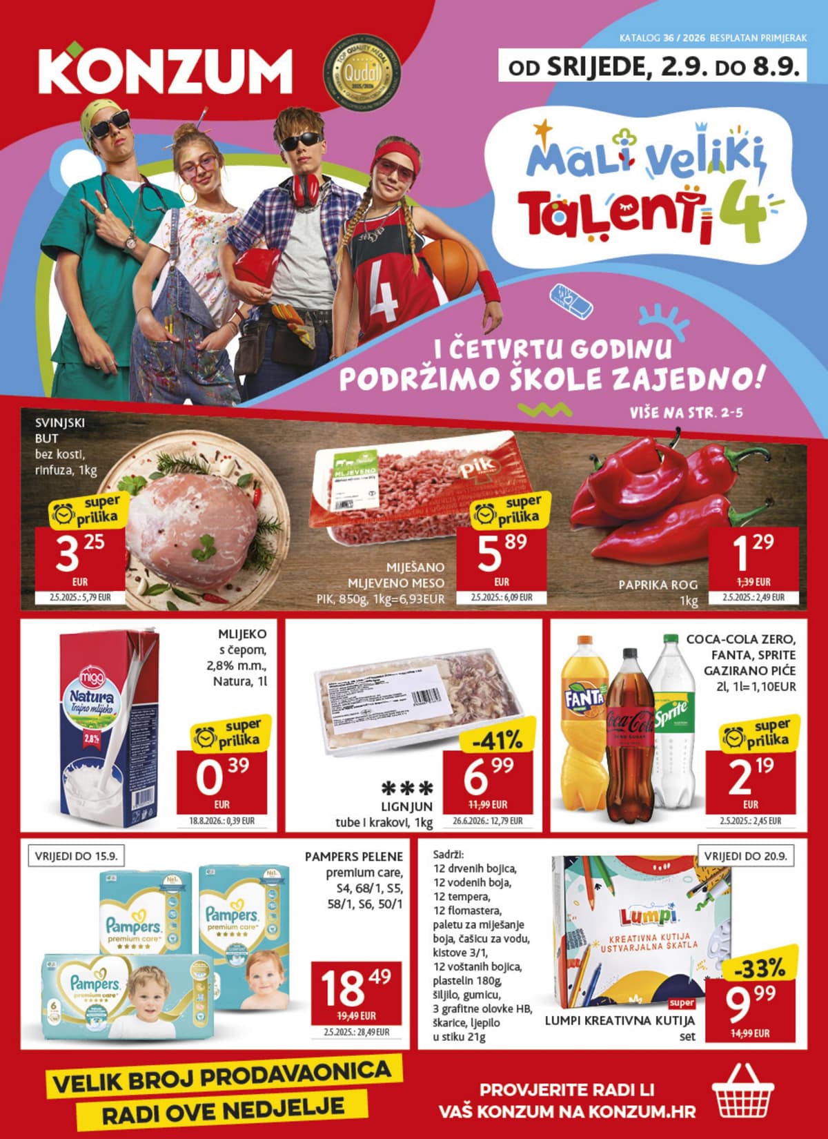konzum katalog od 02.09.2026. - Tjedna Akcija