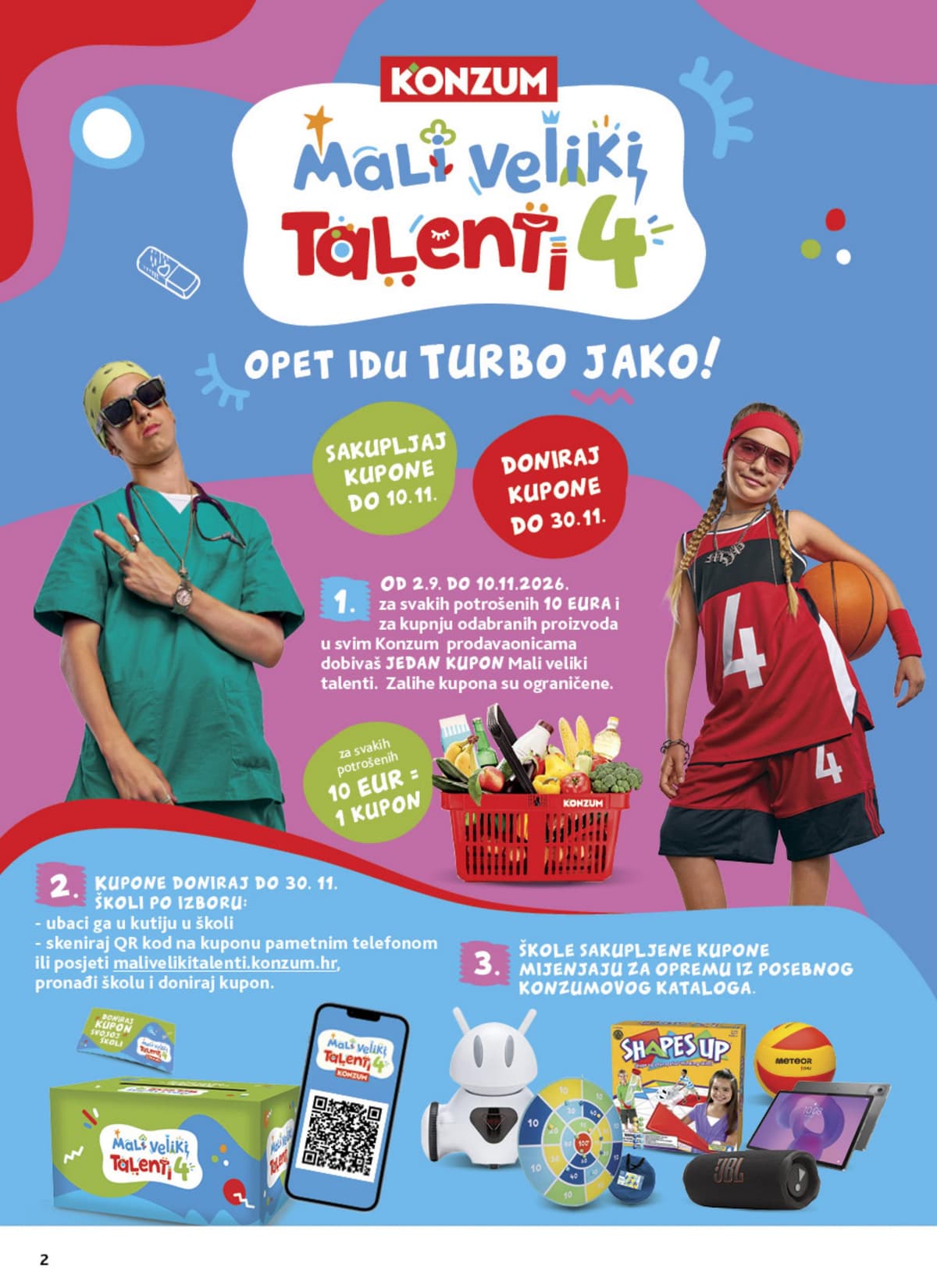 Stranica 2. Konzum kataloga - Tjedna Akcija od 01.09.2026.