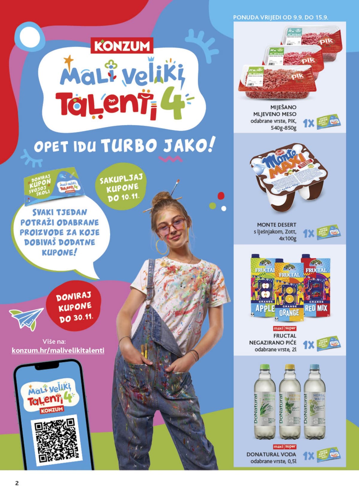 Stranica 2. Konzum kataloga - Tjedna Akcija od 06.09.2026.