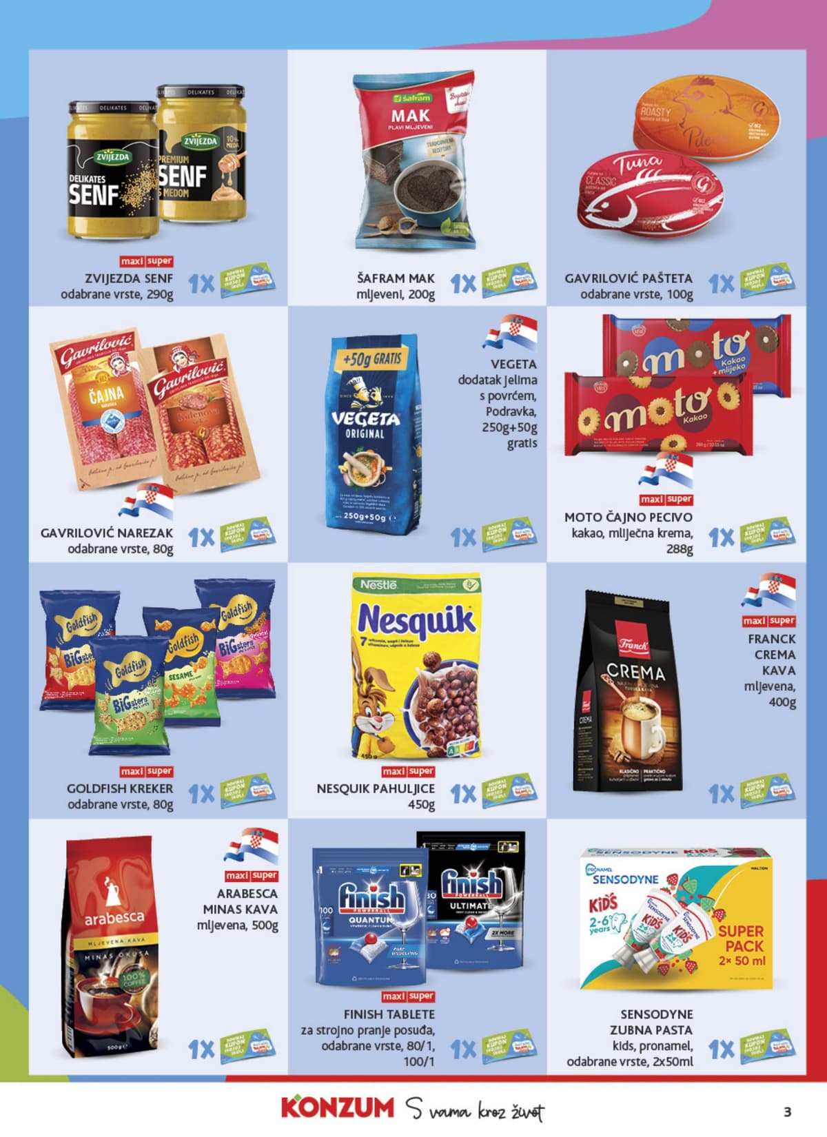 Stranica 3. Konzum kataloga - Tjedna Akcija od 06.09.2026.