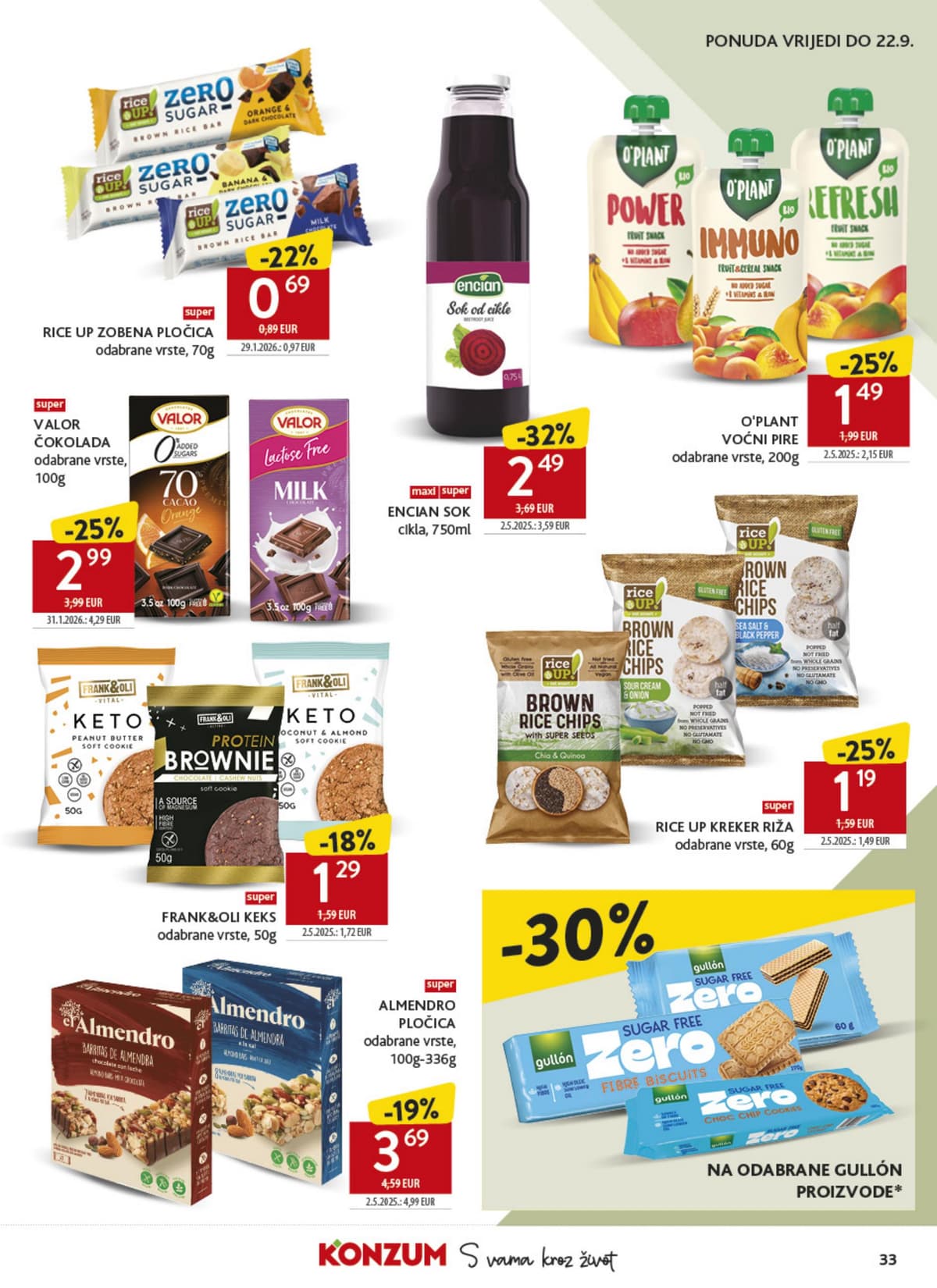 Stranica 33. Konzum kataloga - Tjedna Akcija od 06.09.2026.