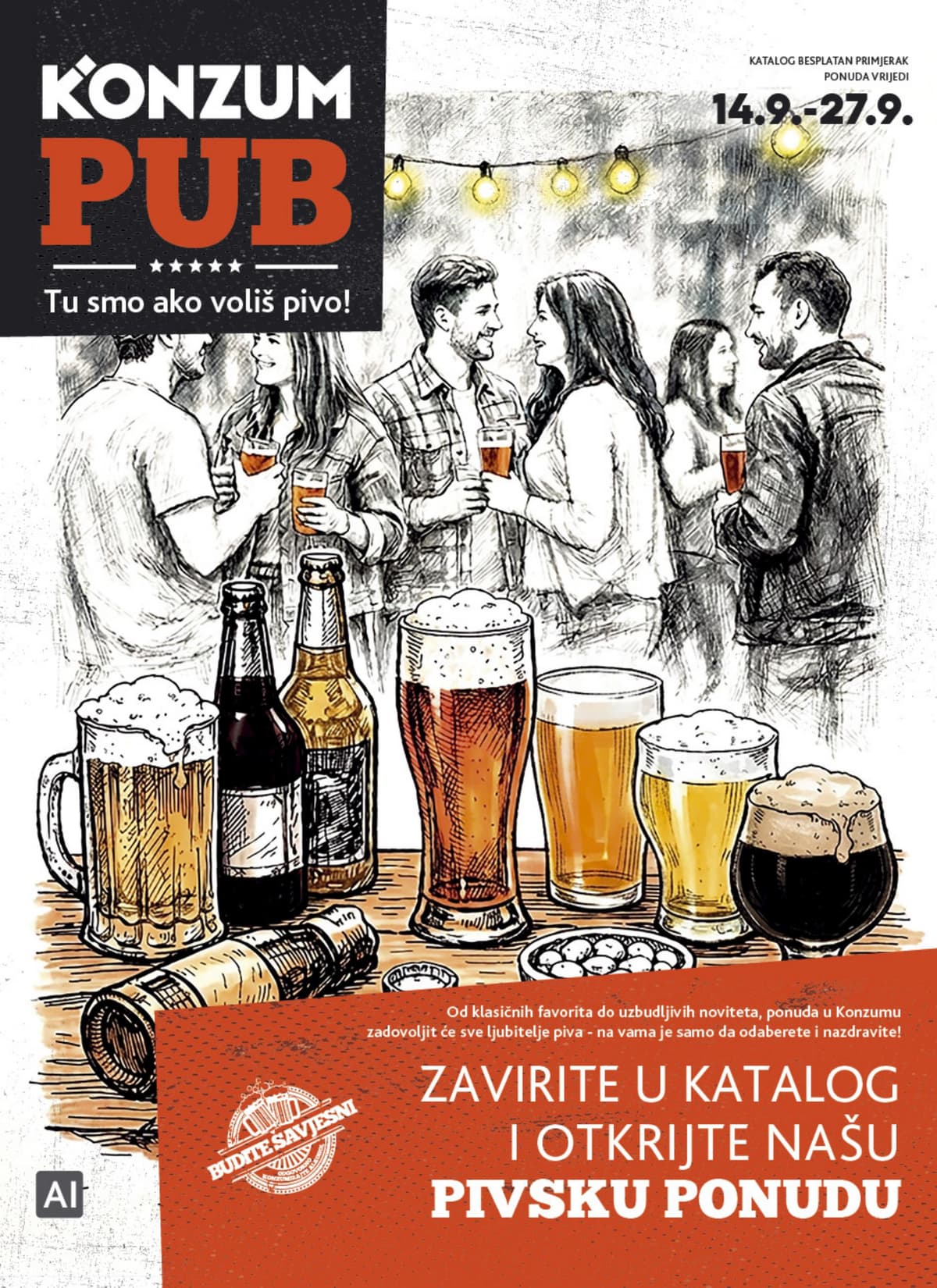 Stranica 1. Konzum kataloga - Pivska Ponuda od 17.09.2026.